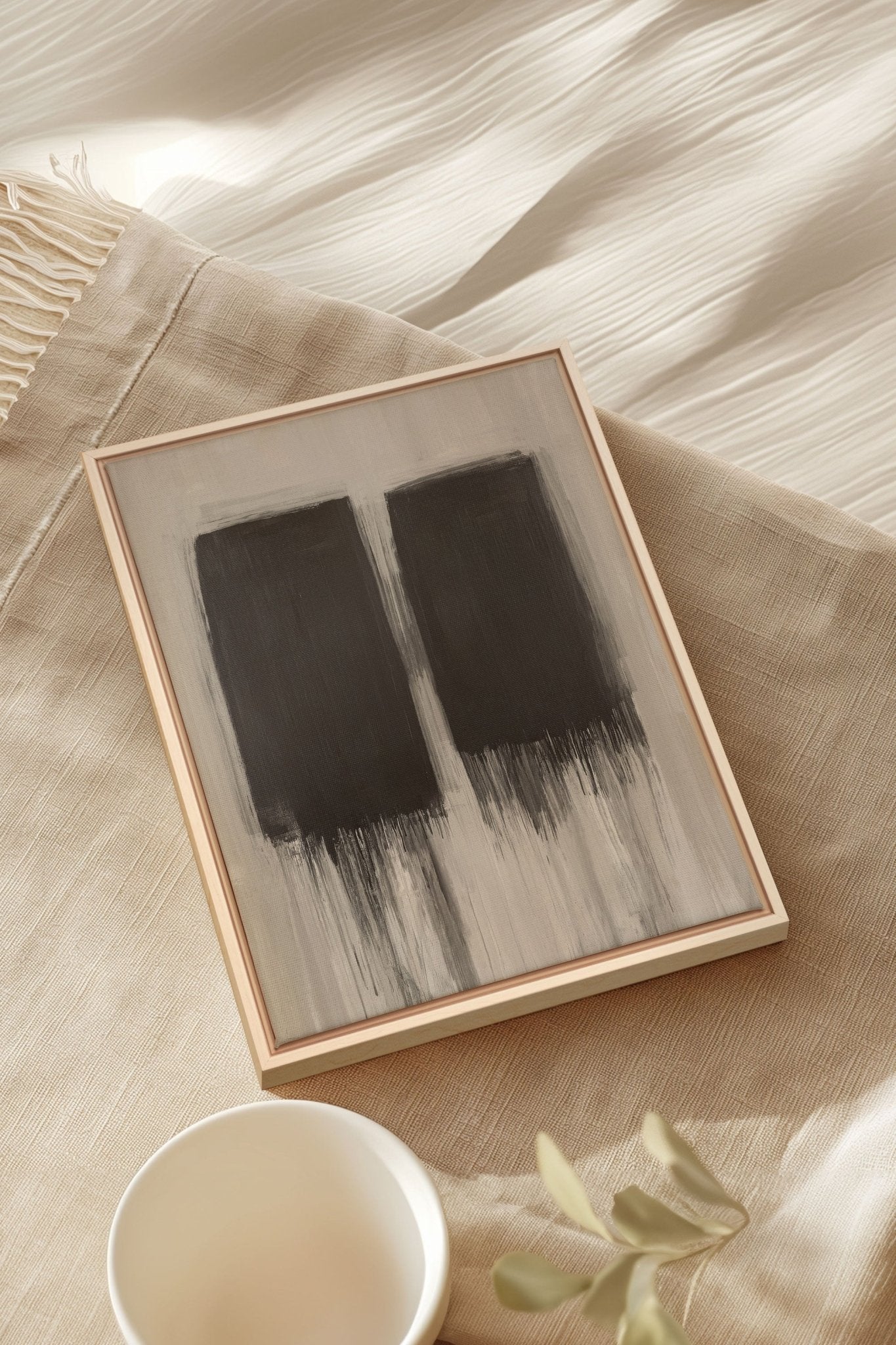 FADING SHADOWS, Oeuvre sur toile étirée - Les Trouvailles de JustinecanvasOleka Canvas12x16Bois naturel