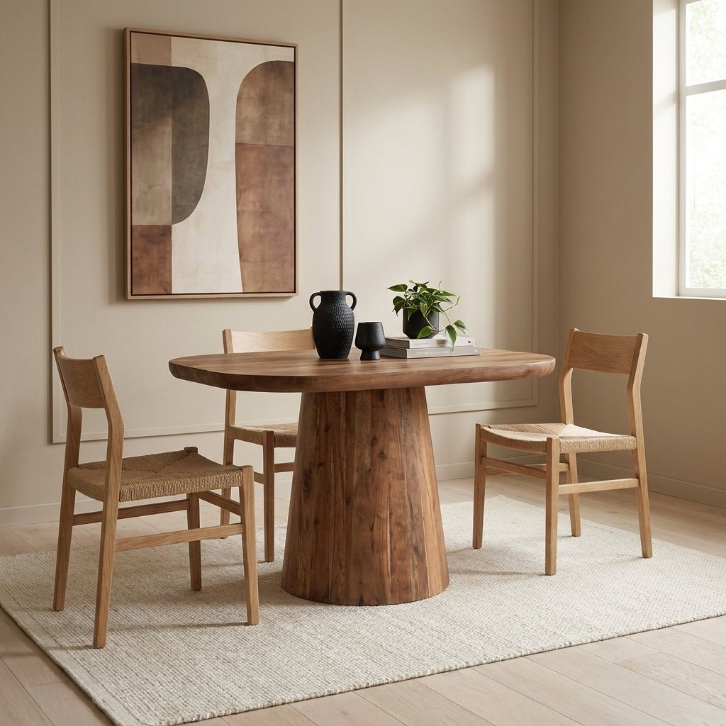 Table de salle à manger ronde Fenwick | Acacia massif