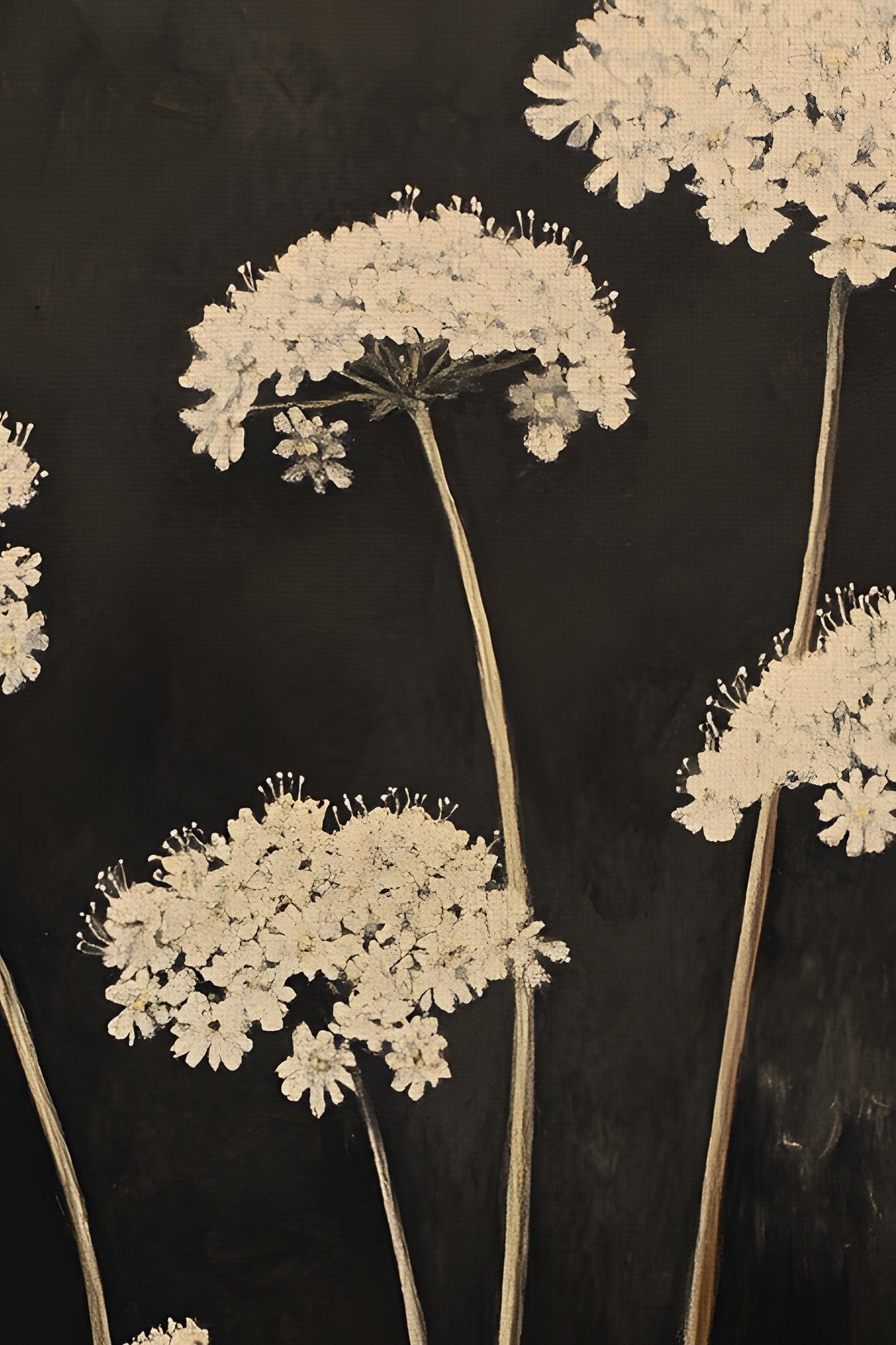 FLEURS DE MINUIT, CADRE VINTAGE BRONZE - Les Trouvailles de JustineCadre VintageOleka Canvas9x12Bronze