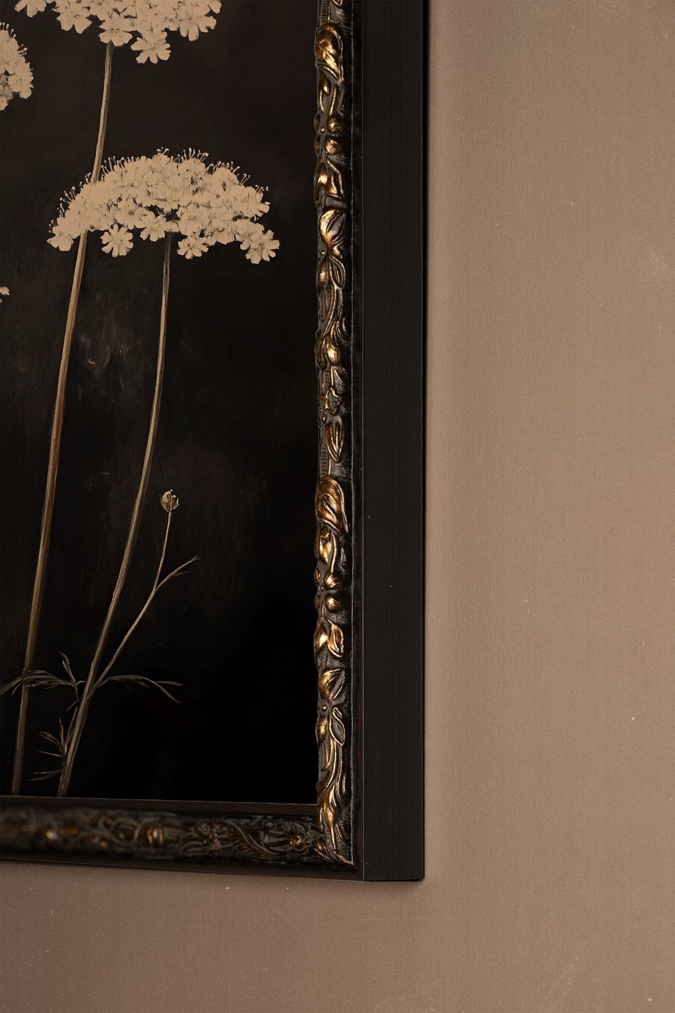 FLEURS DE MINUIT, CADRE VINTAGE BRONZE - Les Trouvailles de JustineCadre VintageOleka Canvas9x12Bronze