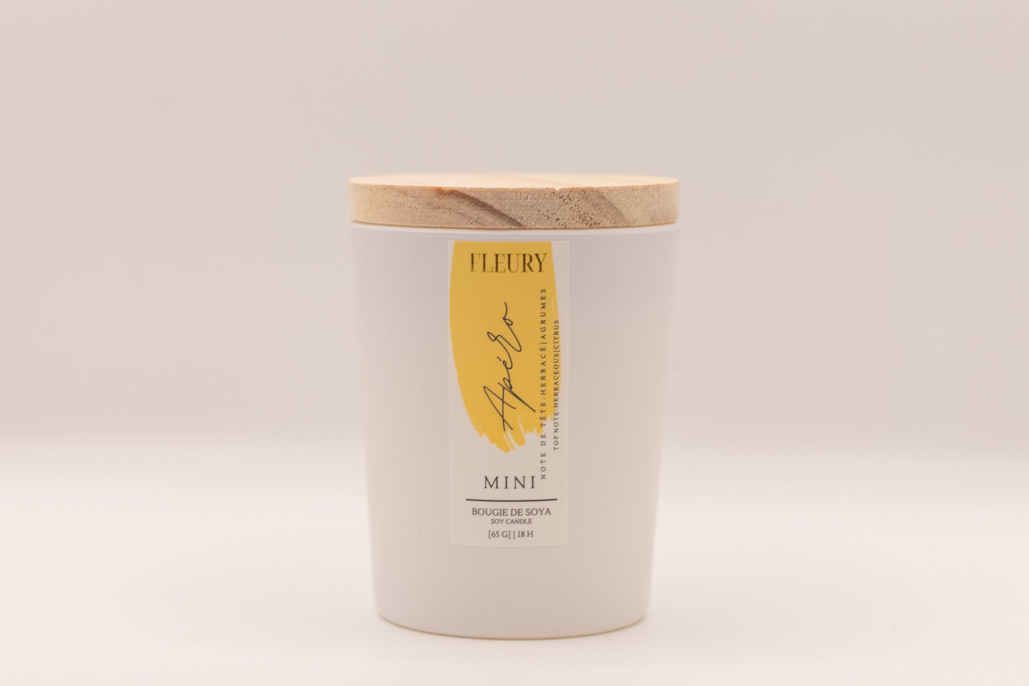 Bougie | Apéro | Citron, lavande & notes boisées | 6 oz