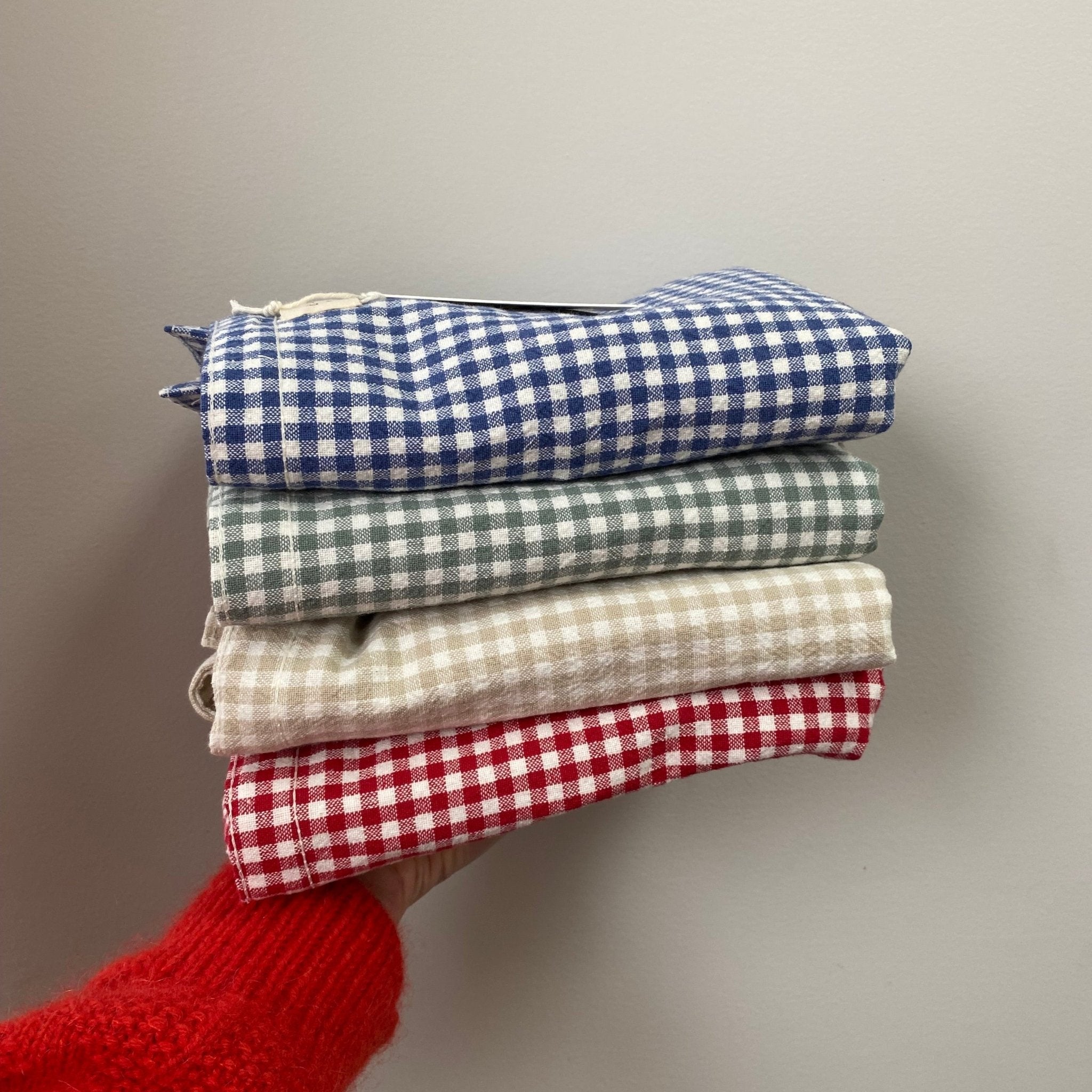 Fourre - tout en coton biologique - Collection Vichy - Les Trouvailles de Justinesac réutilisableDans Le SacSauge