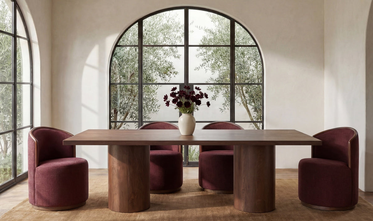 Halden Dining Table | Recycled neem wood | Seats 8 to 10
