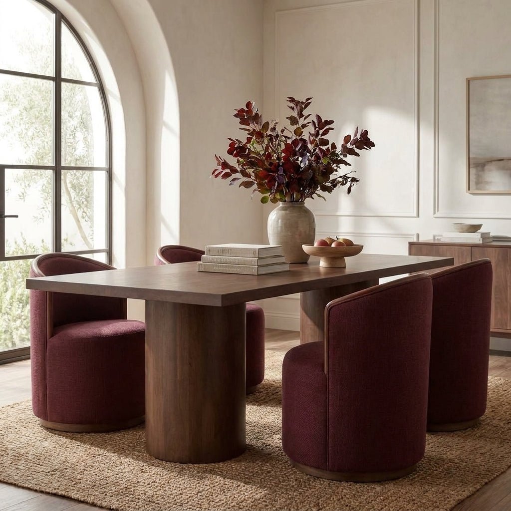 Halden Dining Table | Recycled neem wood | Seats 8 to 10