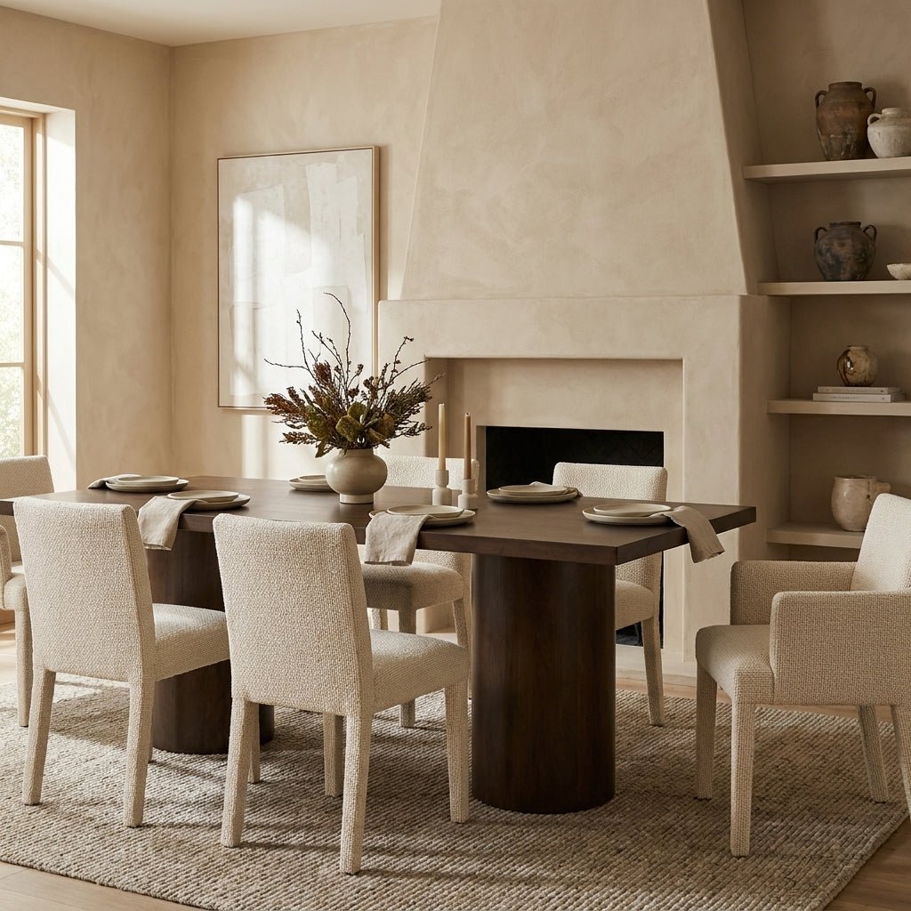 Halden Dining Table | Recycled neem wood | Seats 8 to 10