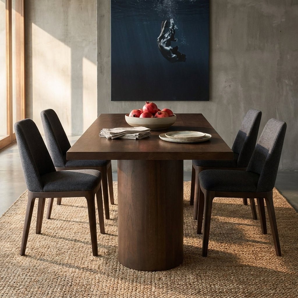Halden Dining Table | Recycled neem wood | Seats 8 to 10