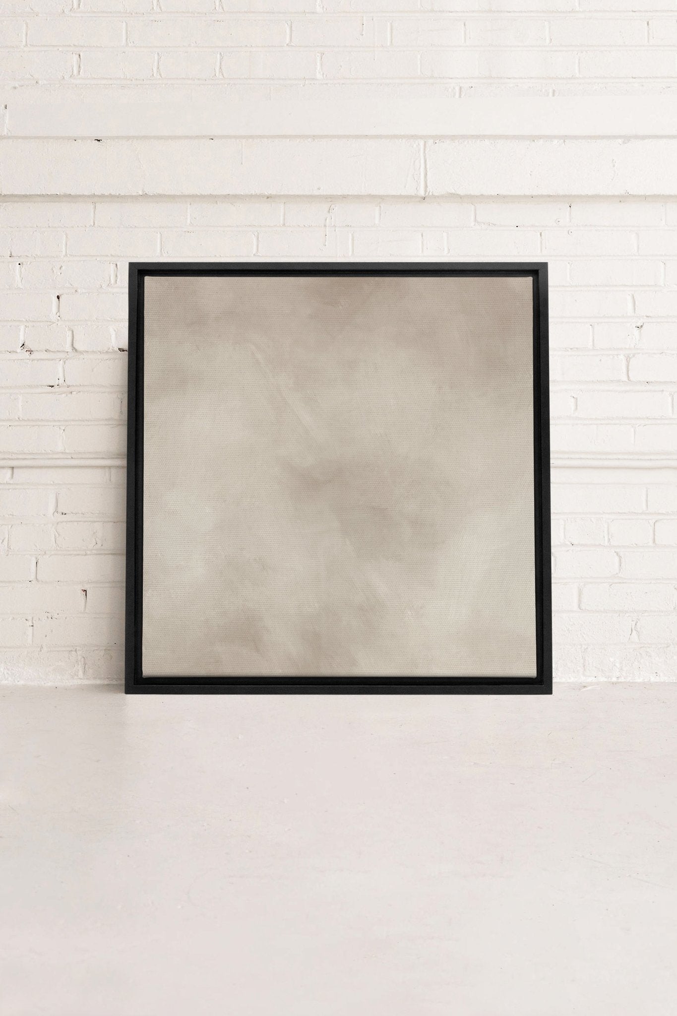 HAZES, Oeuvre sur toile étirée - Les Trouvailles de JustineDernière chanceOleka Canvas18x18Noir