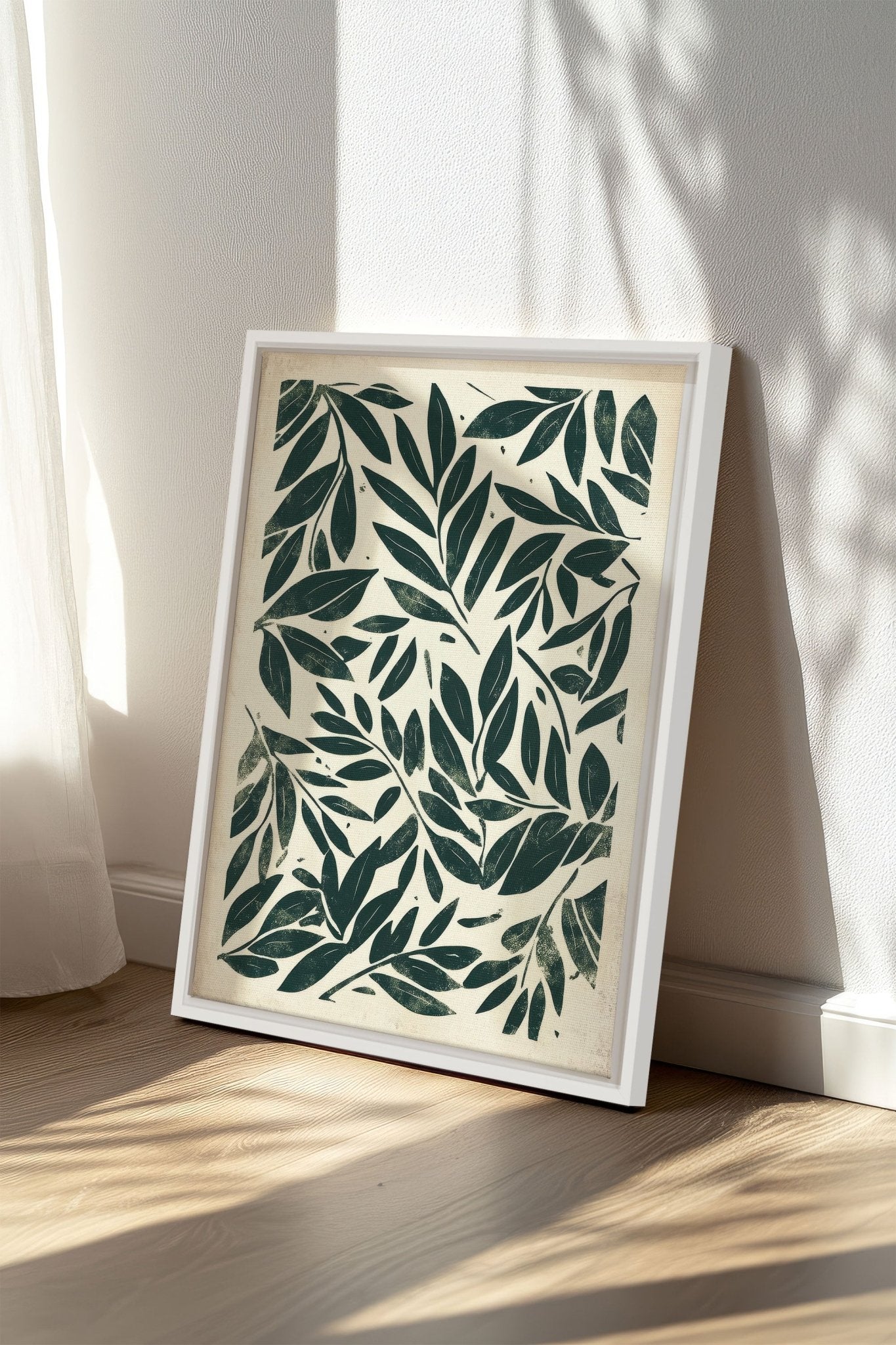HERITAGE GREENERY, Oeuvre sur toile étirée - Les Trouvailles de JustinecanvasOleka Canvas12x16Blanc