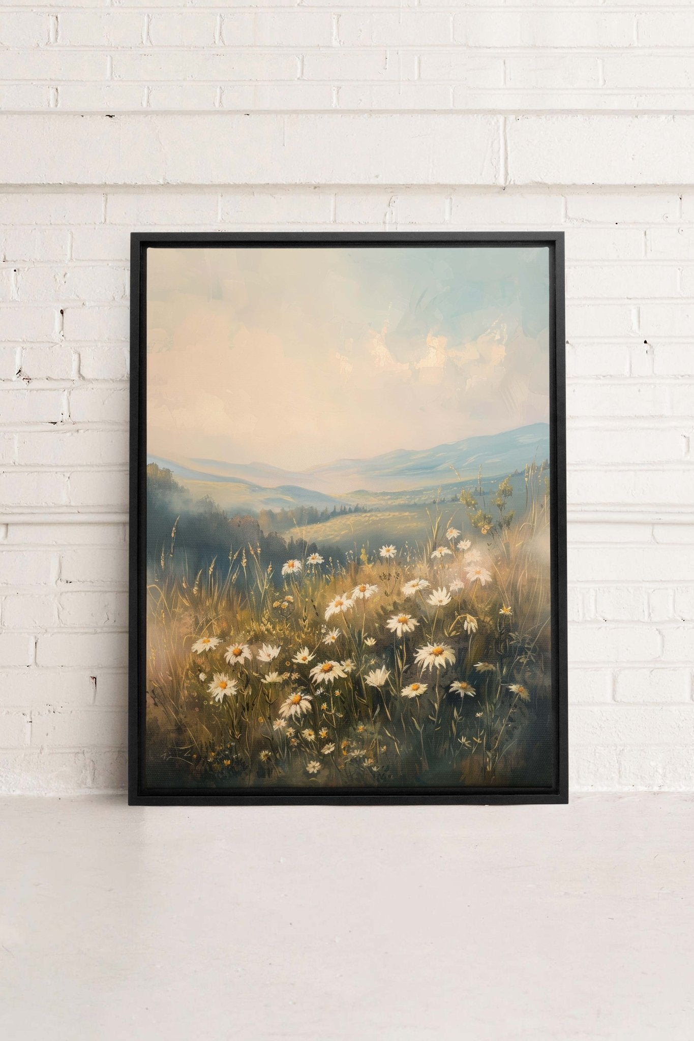 HILLSIDE HARMONY, Oeuvre sur toile étirée - Les Trouvailles de JustinecanvasOleka Canvas9x12Bois Oak