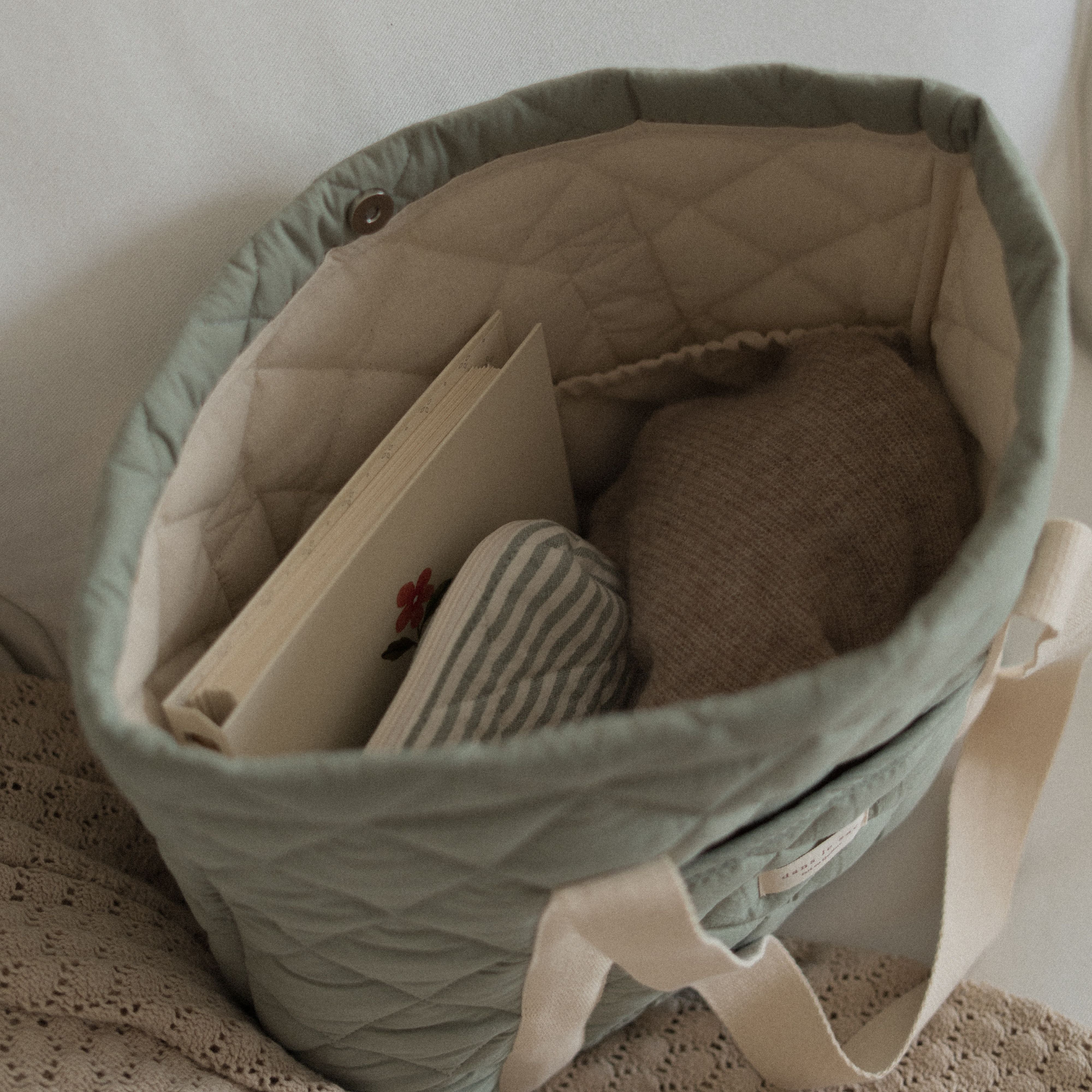 Fourre-tout matelassé pour le quotidien