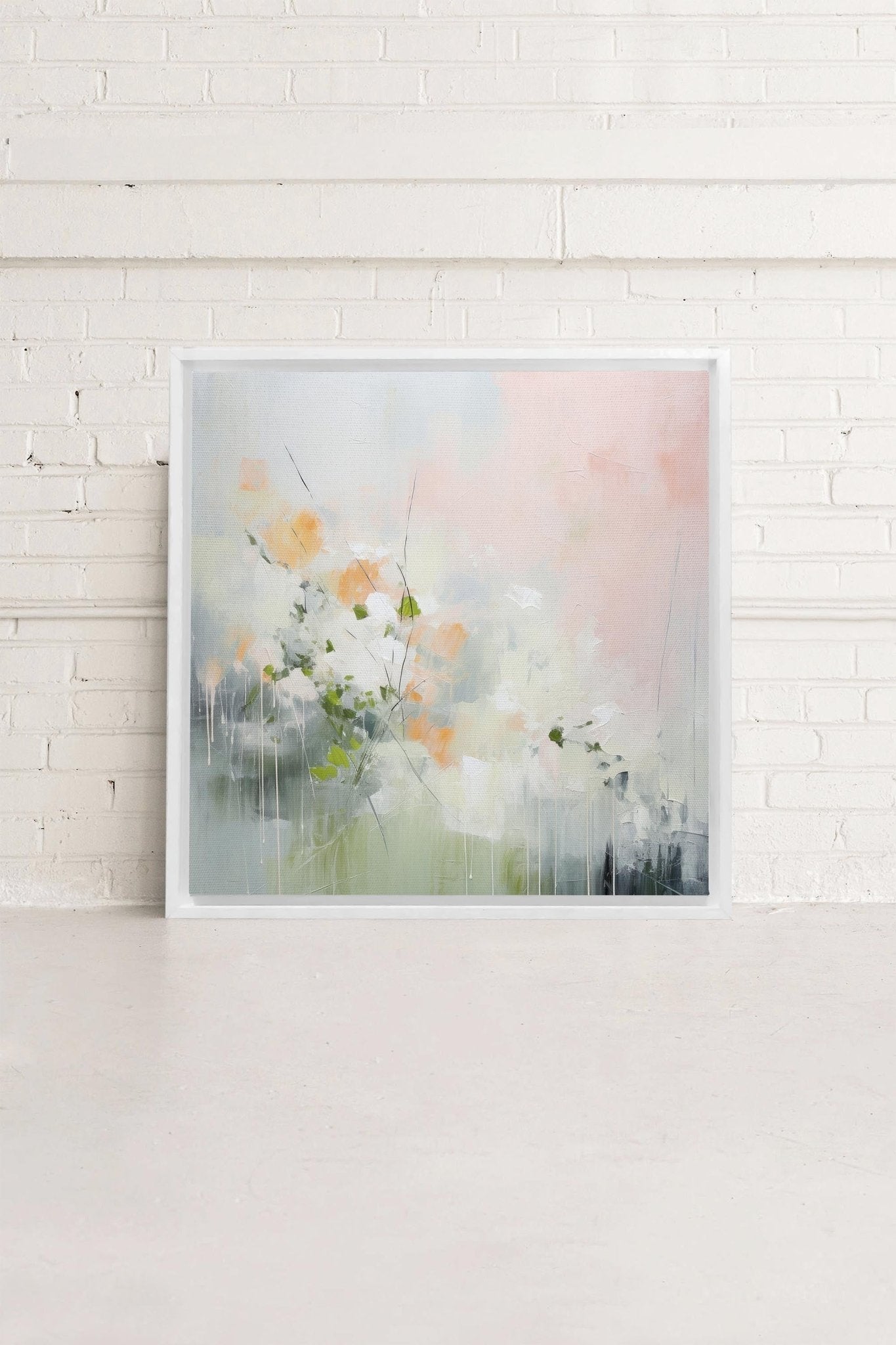 INFINITE PERSPECTIVES, Oeuvre sur toile étiré - Les Trouvailles de JustineDernière chanceOleka Canvas18x18Blanc