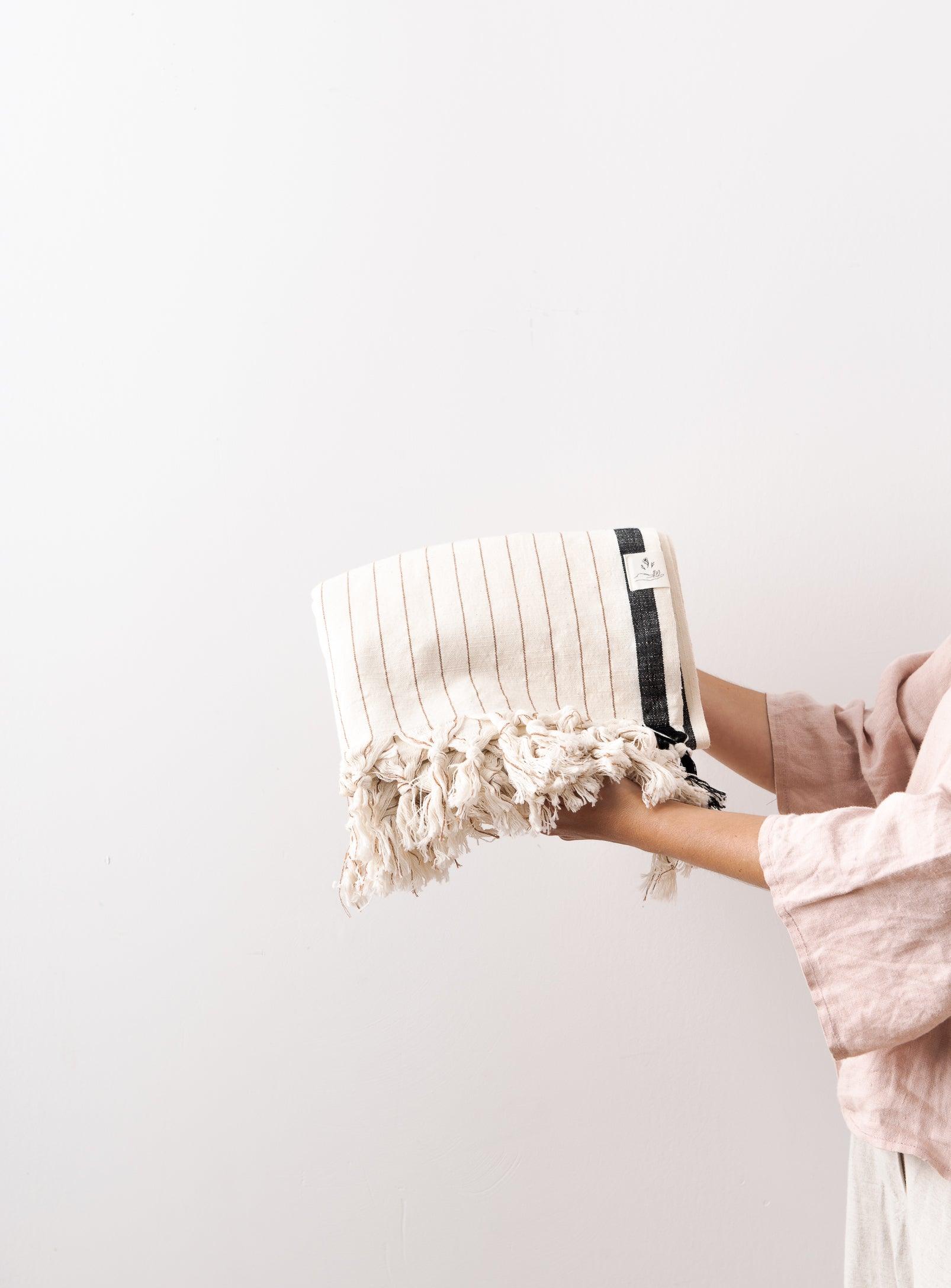 Serviette de bain turque | Tissée à la main | Ipek