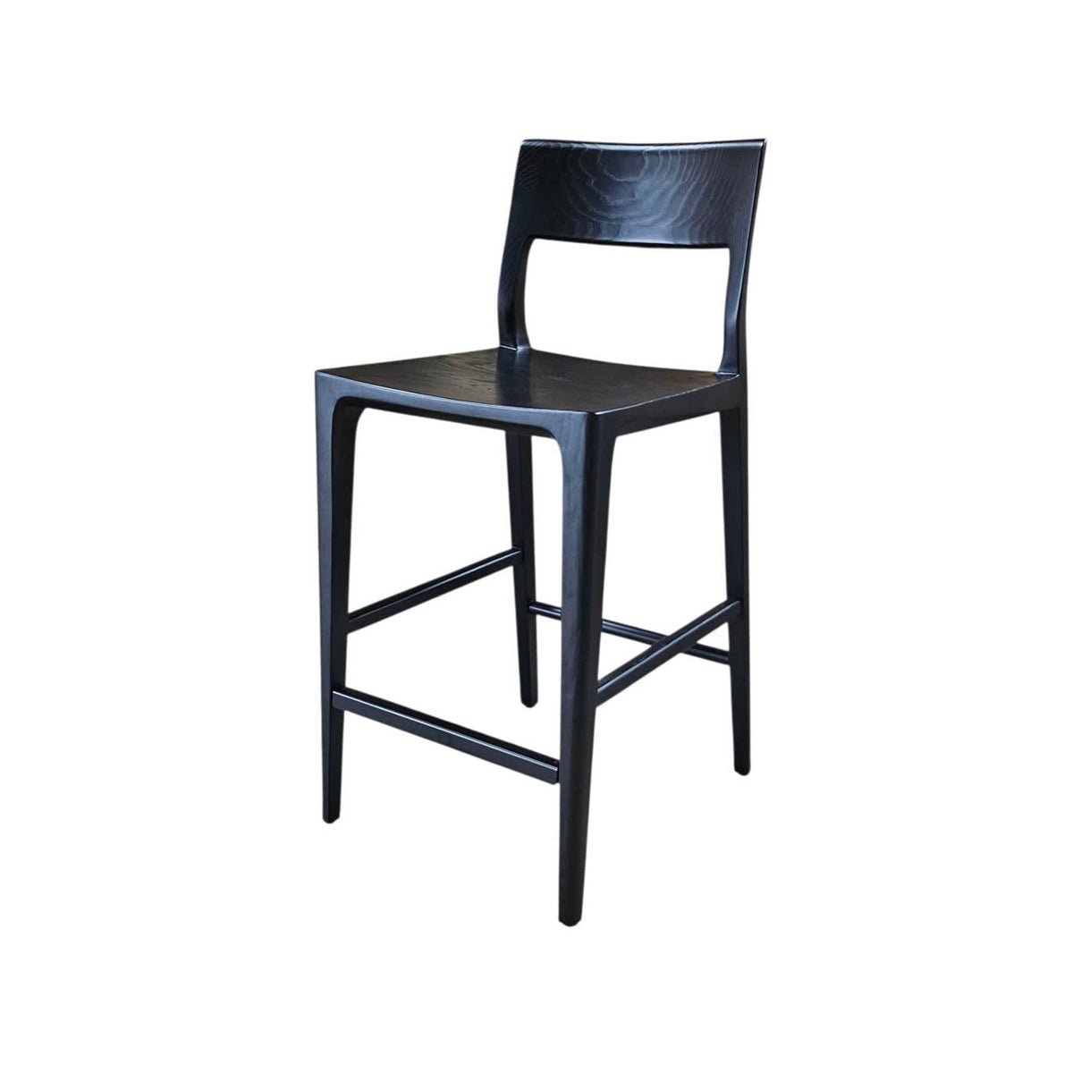 Tabouret de comptoir Jarvis | Frêne massif | 3 finis disponibles