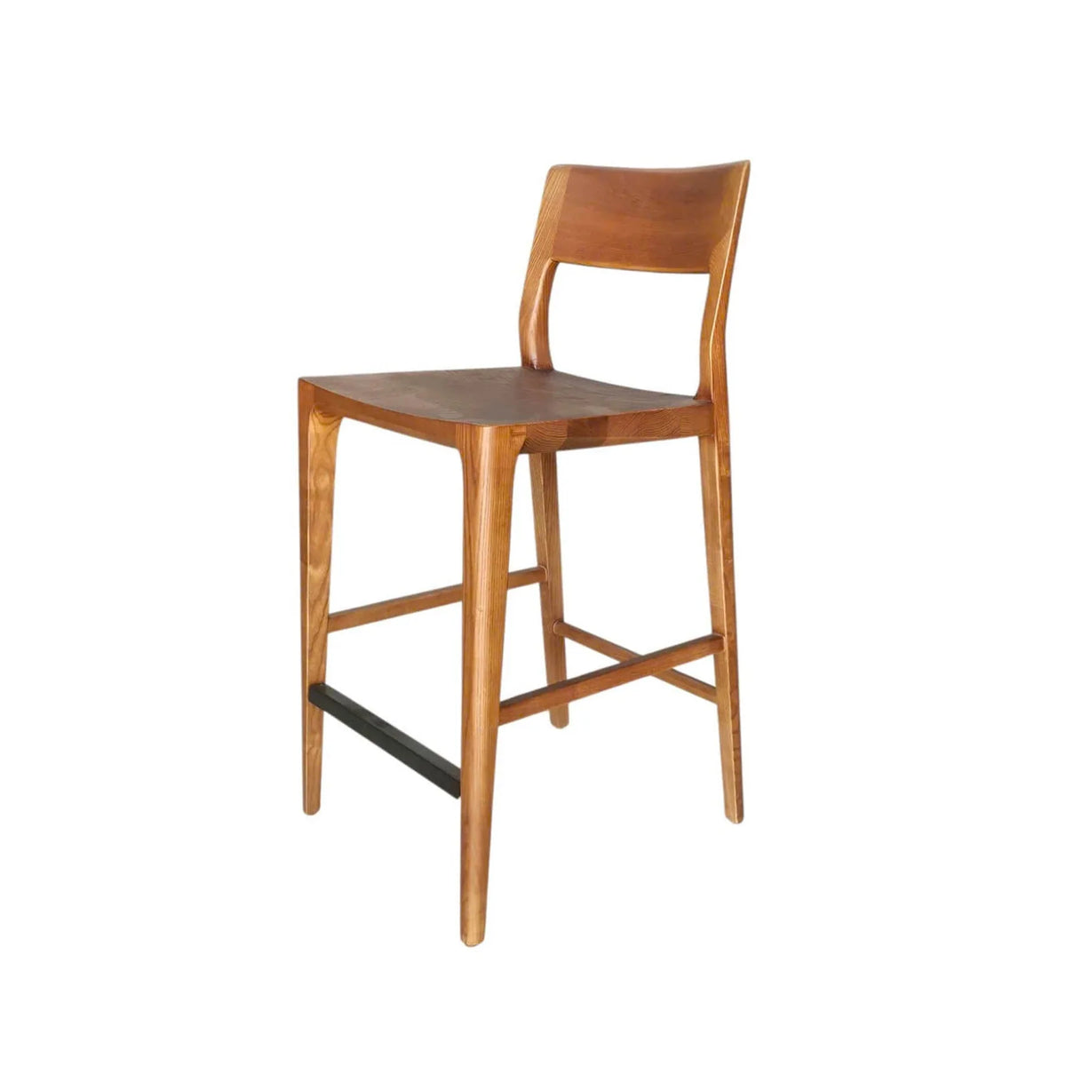 Tabouret de comptoir Jarvis | Frêne massif | 3 finis disponibles