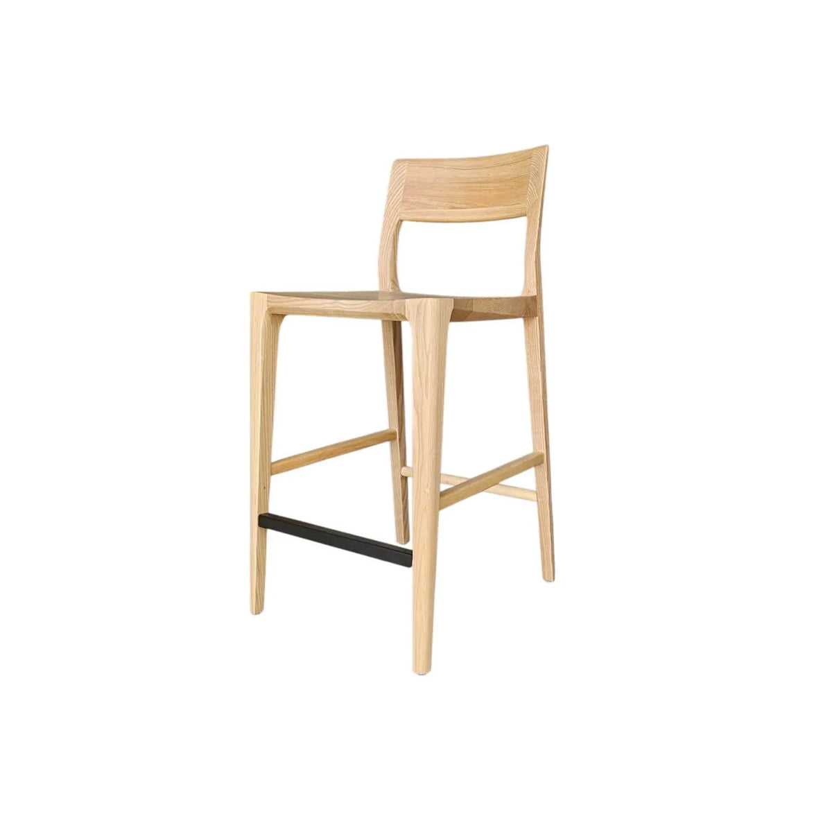 Tabouret de comptoir Jarvis | Frêne massif | 3 finis disponibles