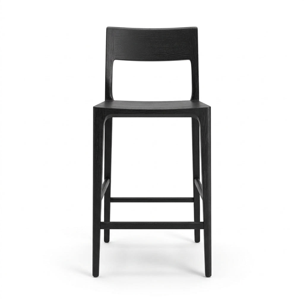 Tabouret de comptoir Jarvis | Frêne massif | 3 finis disponibles
