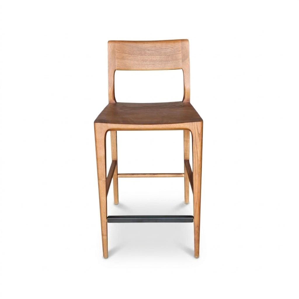 Tabouret de comptoir Jarvis | Frêne massif | 3 finis disponibles