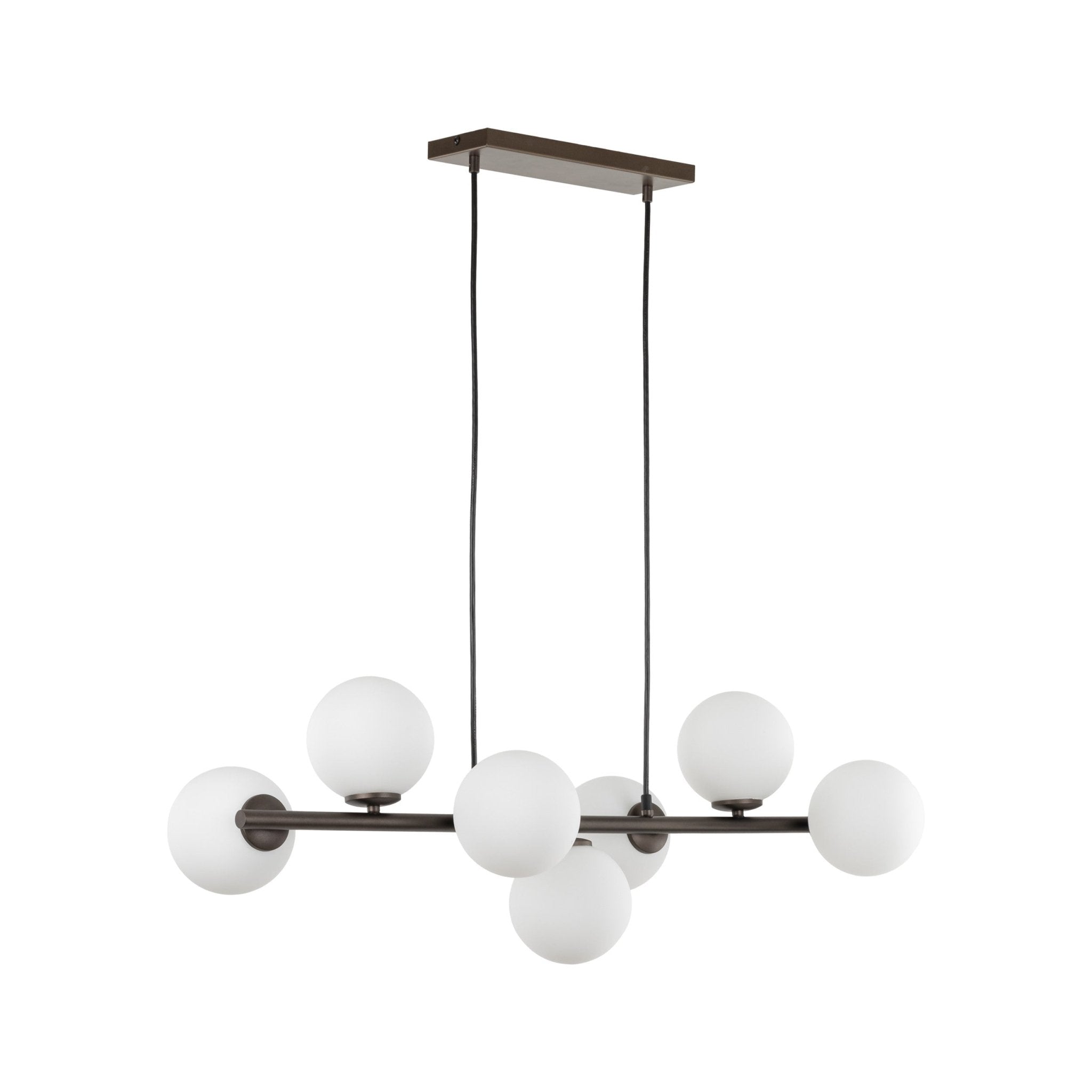 Lampe Suspendue ESTERA Scandinave 7 Lumières | Suspension Moderne en Verre et Métal - Les Trouvailles de JustineLumoCrafts