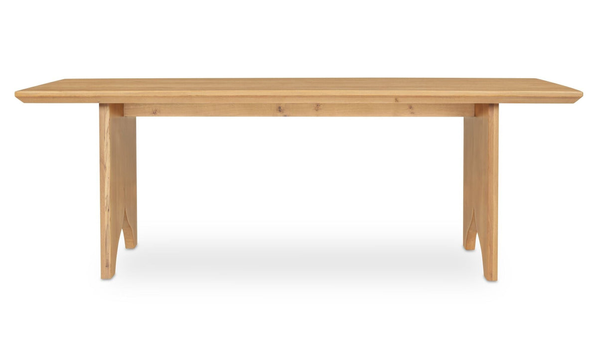Table de salle à manger Larkin | Chêne massif et fer | 6 à 8 places