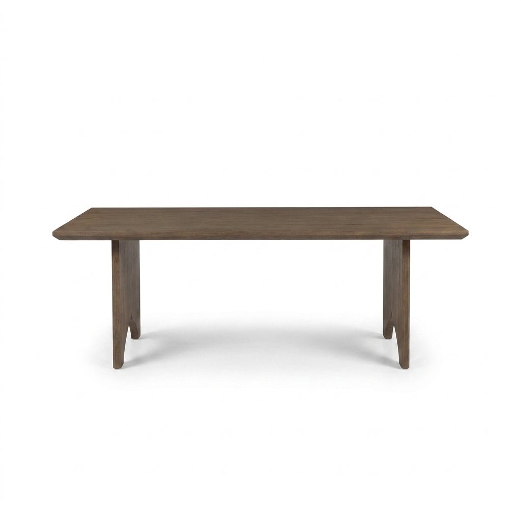 Table de salle à manger Larkin | Chêne massif et fer | 6 à 8 places