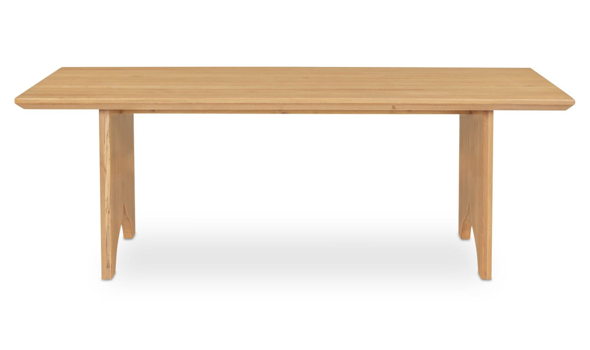 Table de salle à manger Larkin | Chêne massif et fer | 6 à 8 places