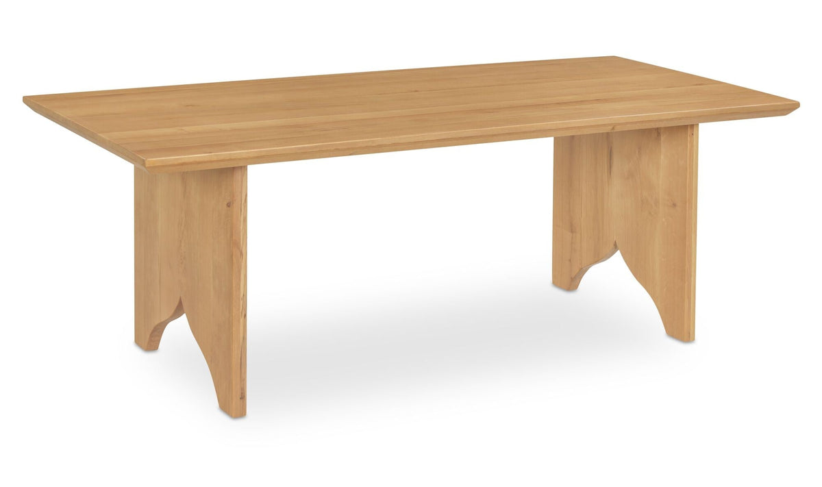 Table de salle à manger Larkin | Chêne massif et fer | 6 à 8 places