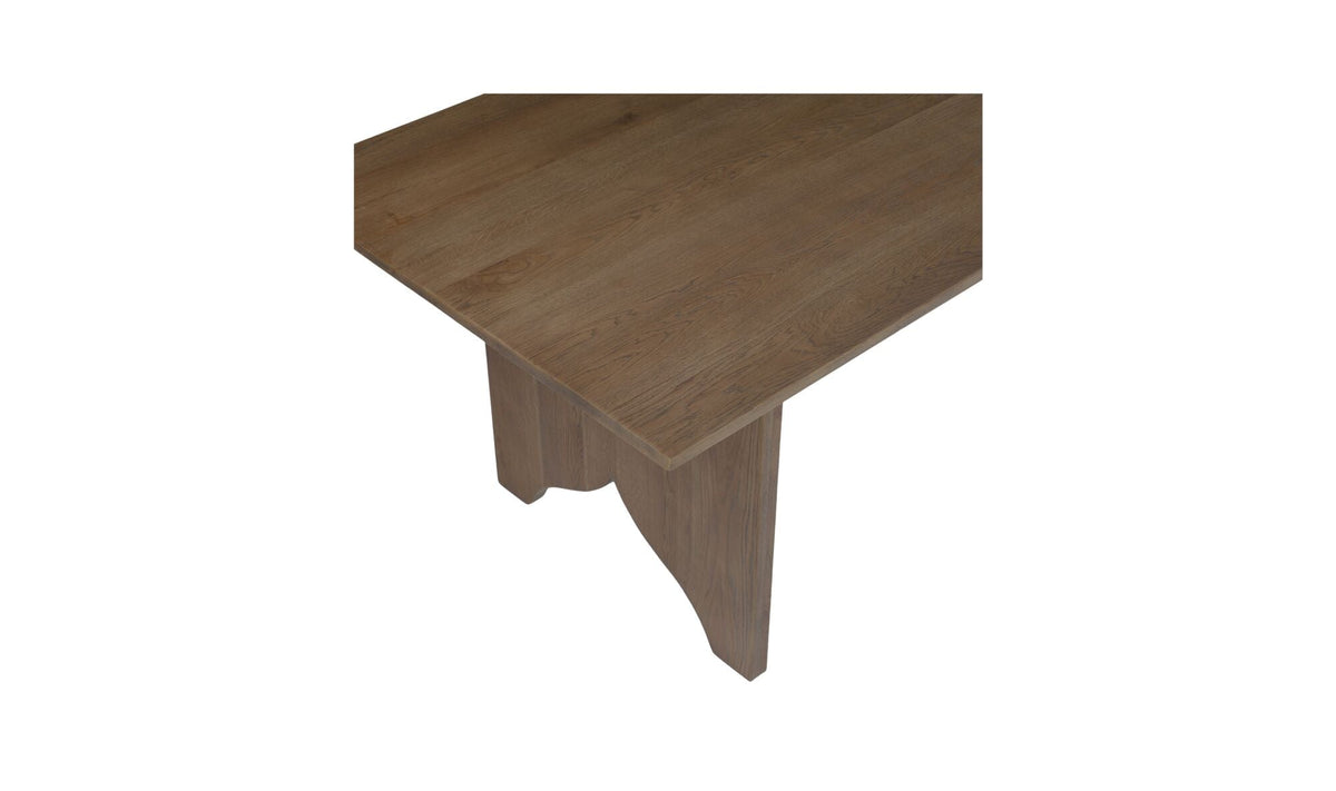 Table de salle à manger Larkin | Chêne massif et fer | 6 à 8 places