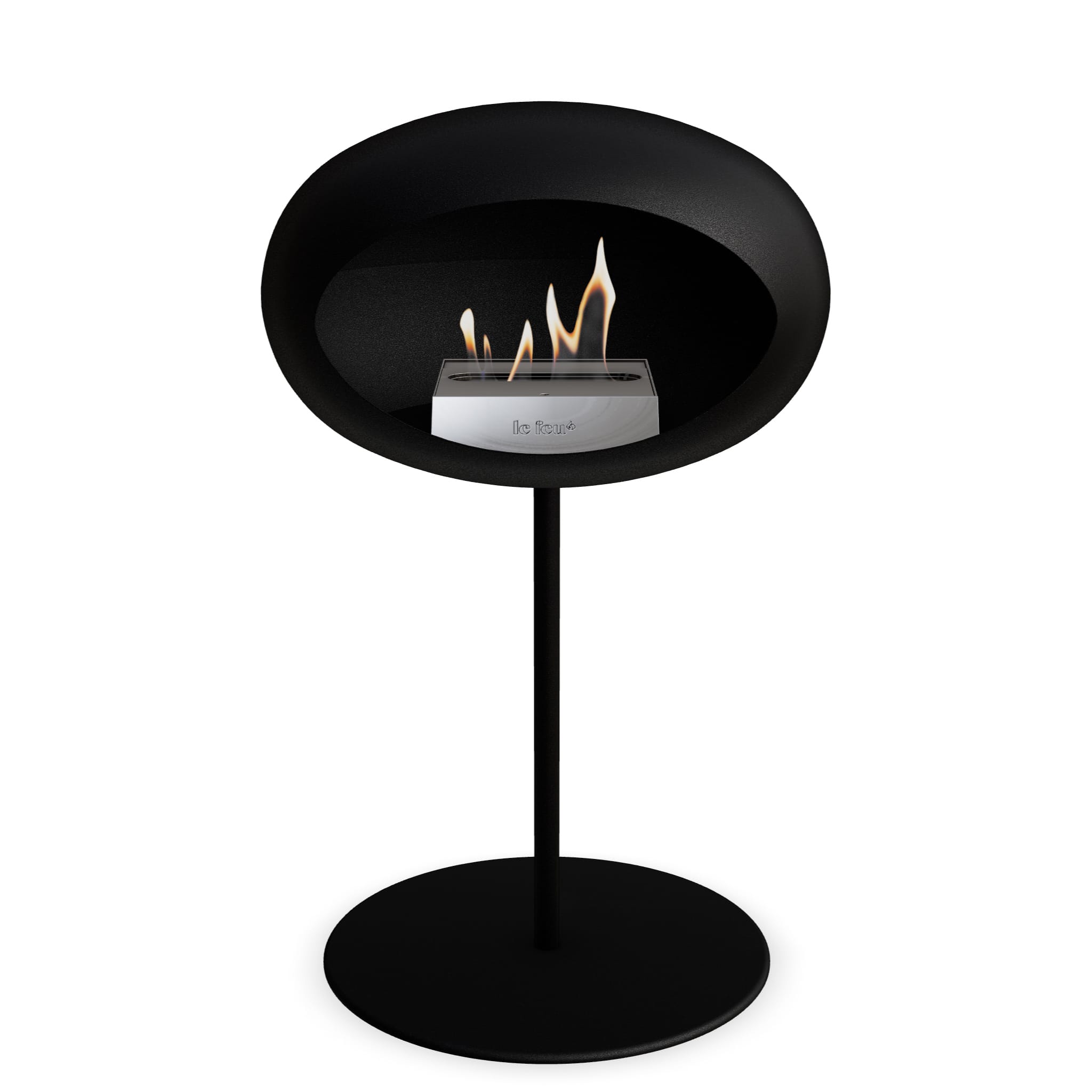 The Low Dome Steel Fire Pit <br>Black