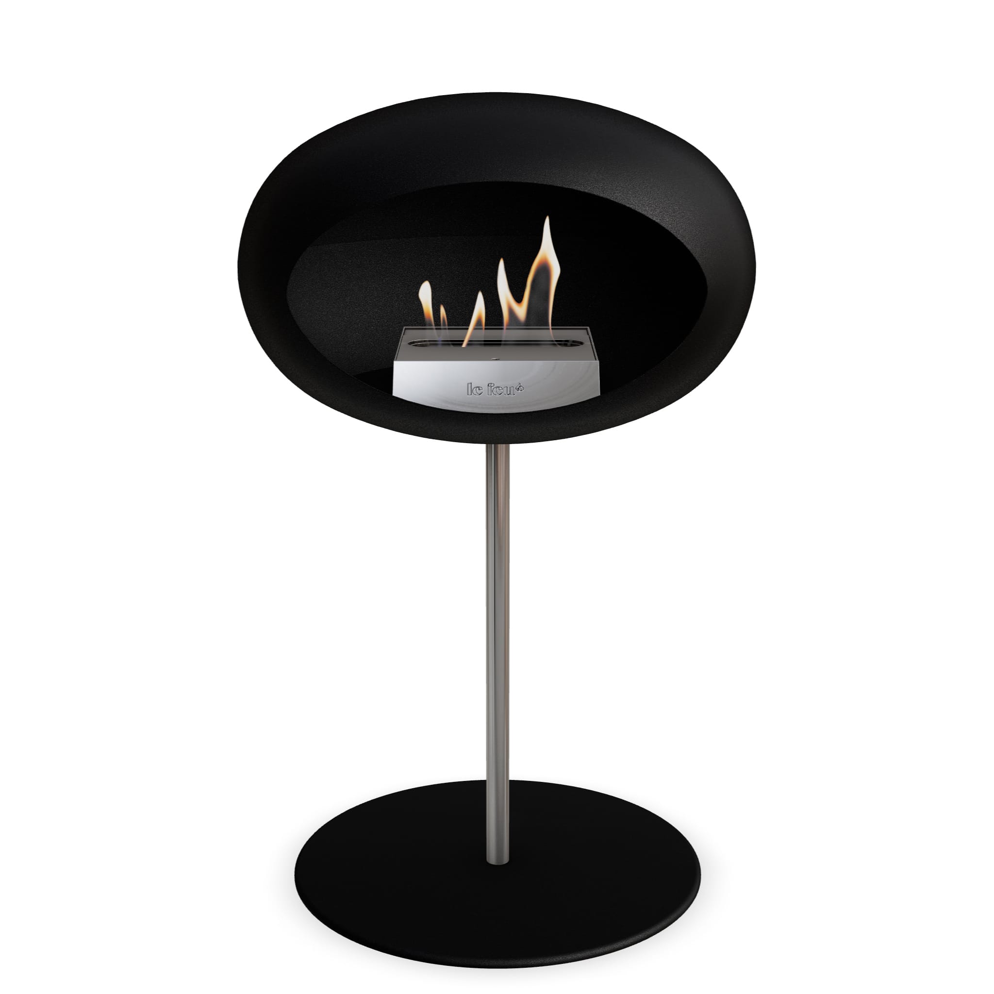 The Low Dome Steel Fire Pit <br>Black