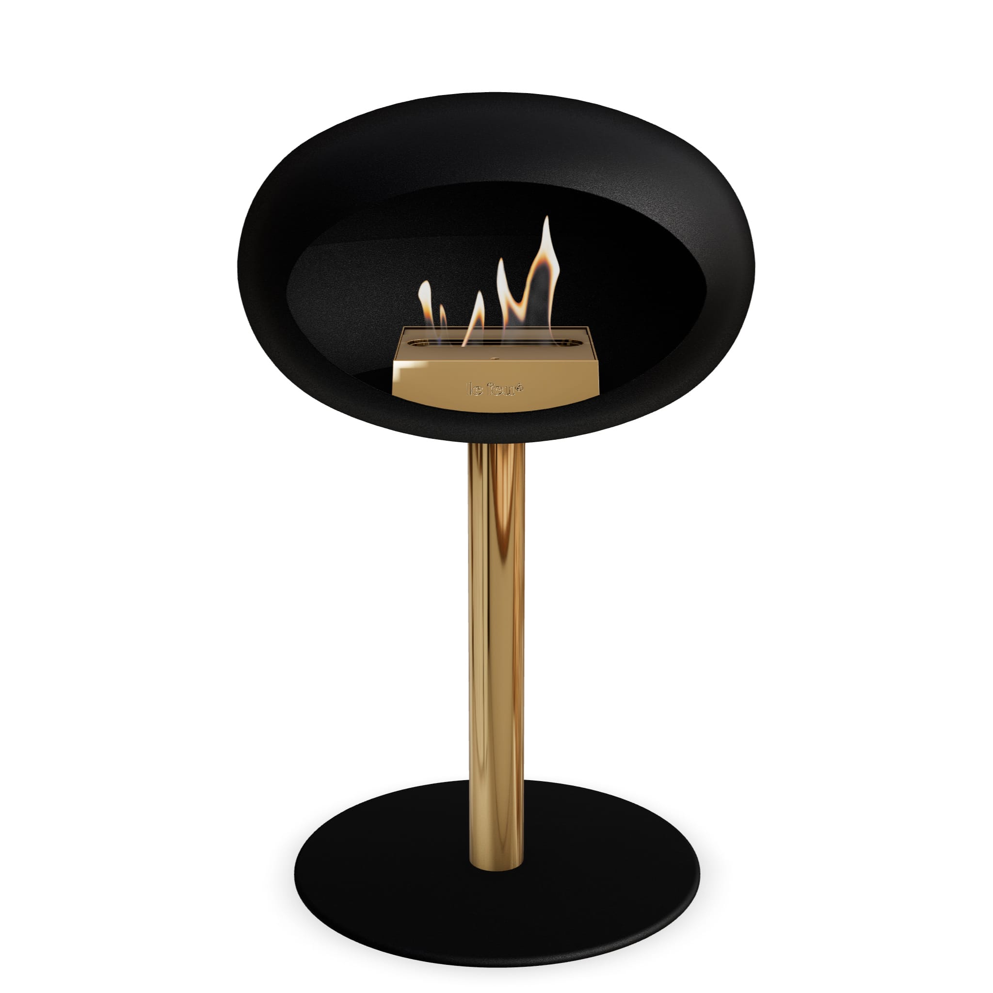 The Low Dome Steel Fire Pit <br>Black