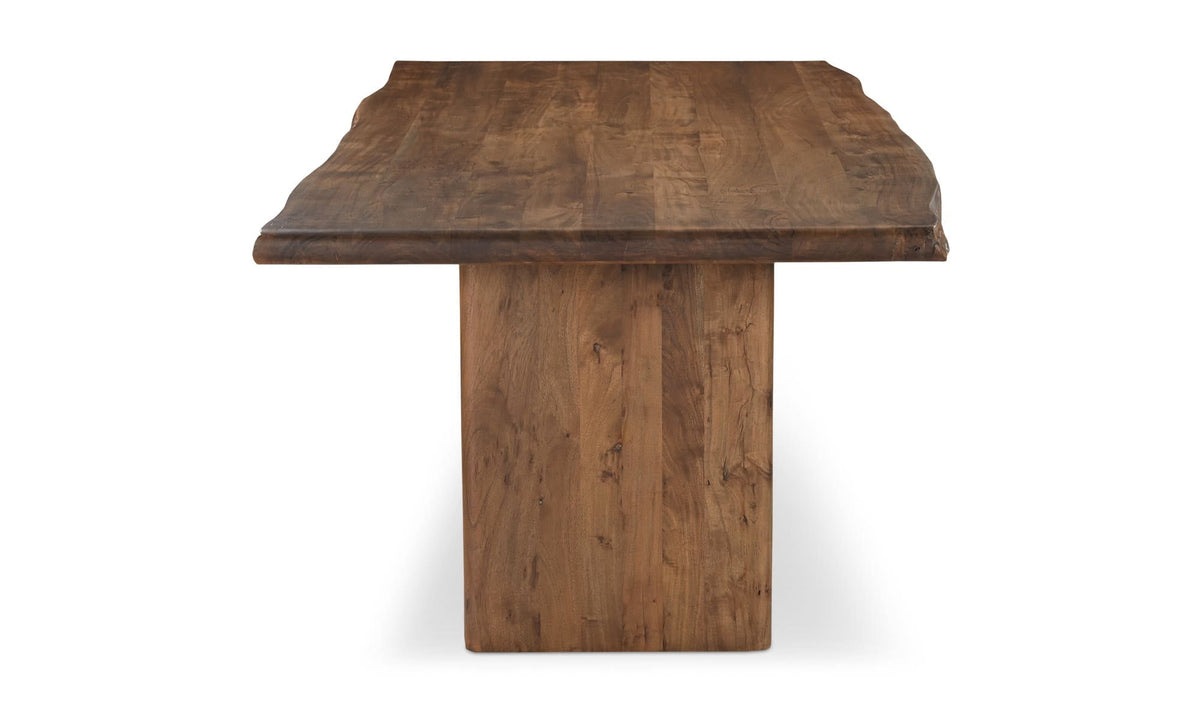 Table de salle à manger Lena | Acacia massif brun | 6 places