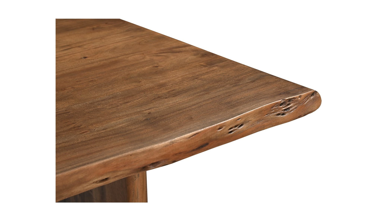 Table de salle à manger Lena | Acacia massif brun | 6 places