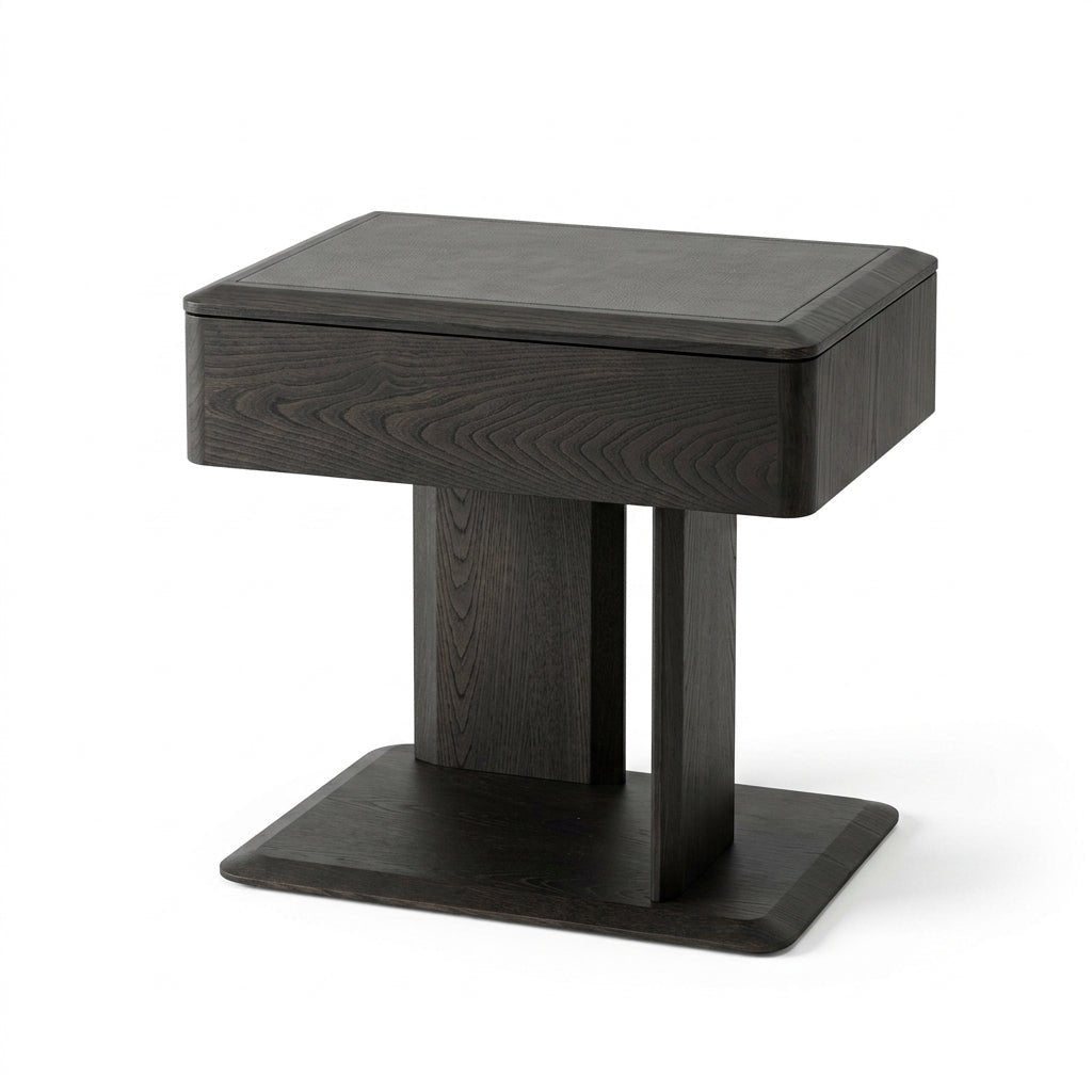 Lit King Martin Rembourré | Bois massif | Lin premium | Style contemporain luxueux
