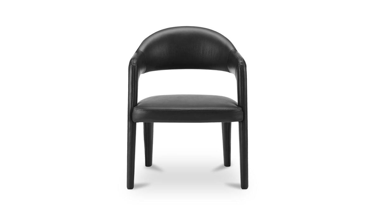 Chaise de salle à manger Miles | Dossier enveloppant | 5 options de revêtement