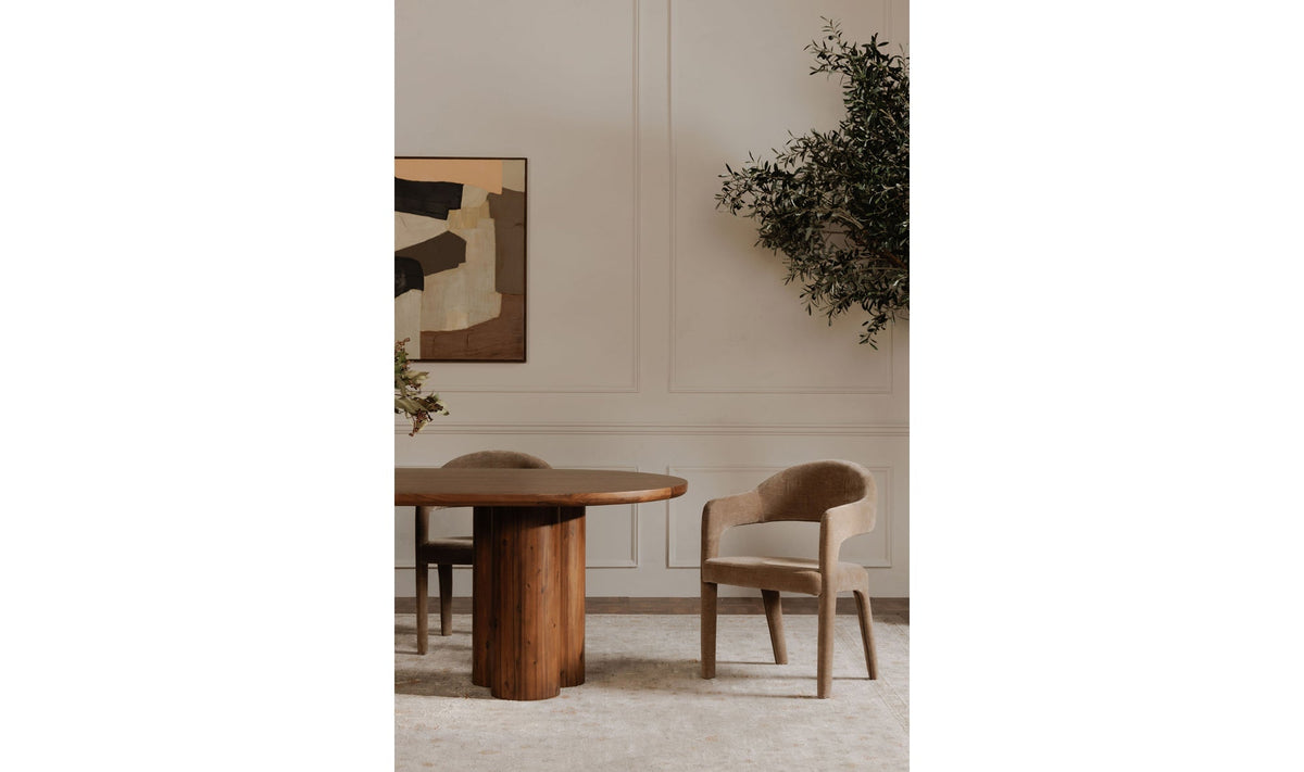 Chaise de salle à manger Miles | Dossier enveloppant | 5 options de revêtement