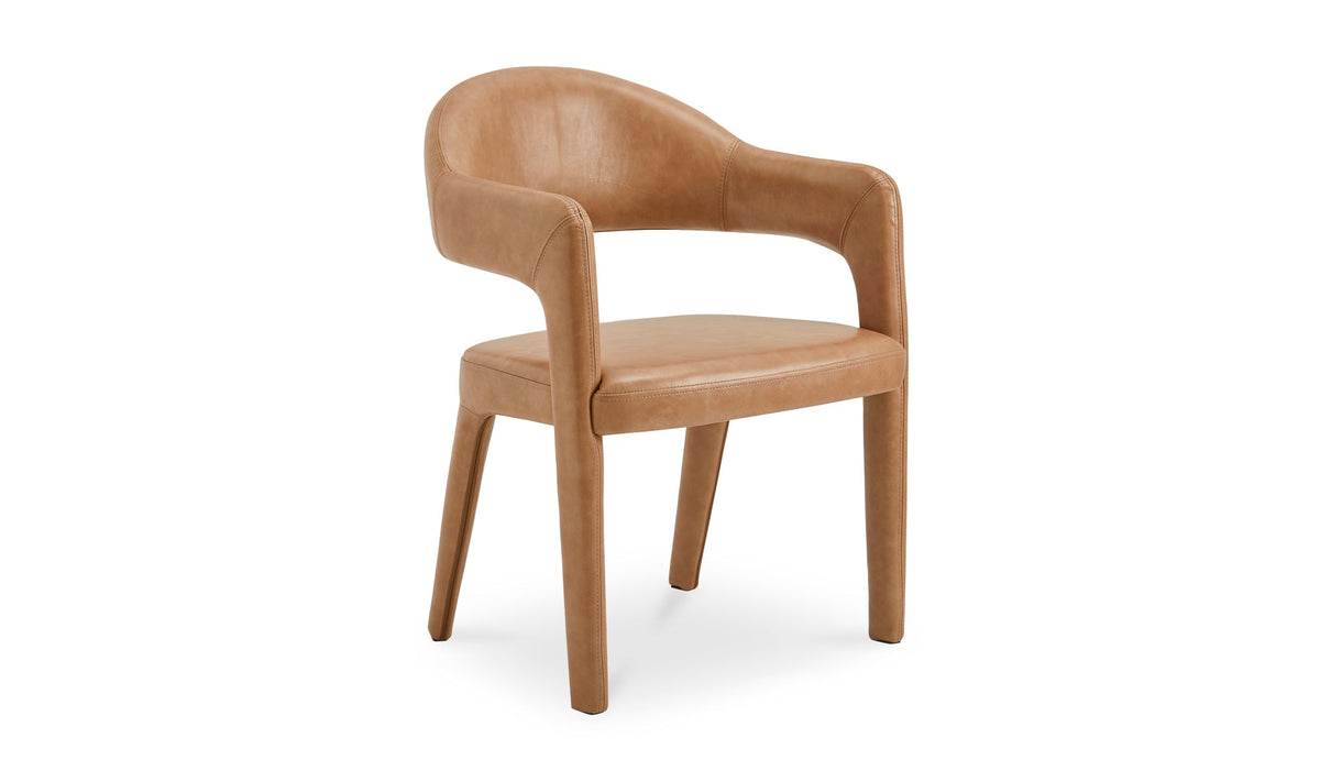 Chaise de salle à manger Miles | Dossier enveloppant | 5 options de revêtement