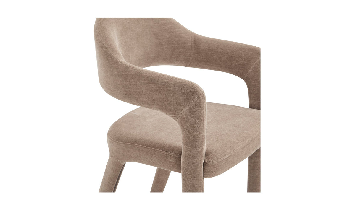 Chaise de salle à manger Miles | Dossier enveloppant | 5 options de revêtement