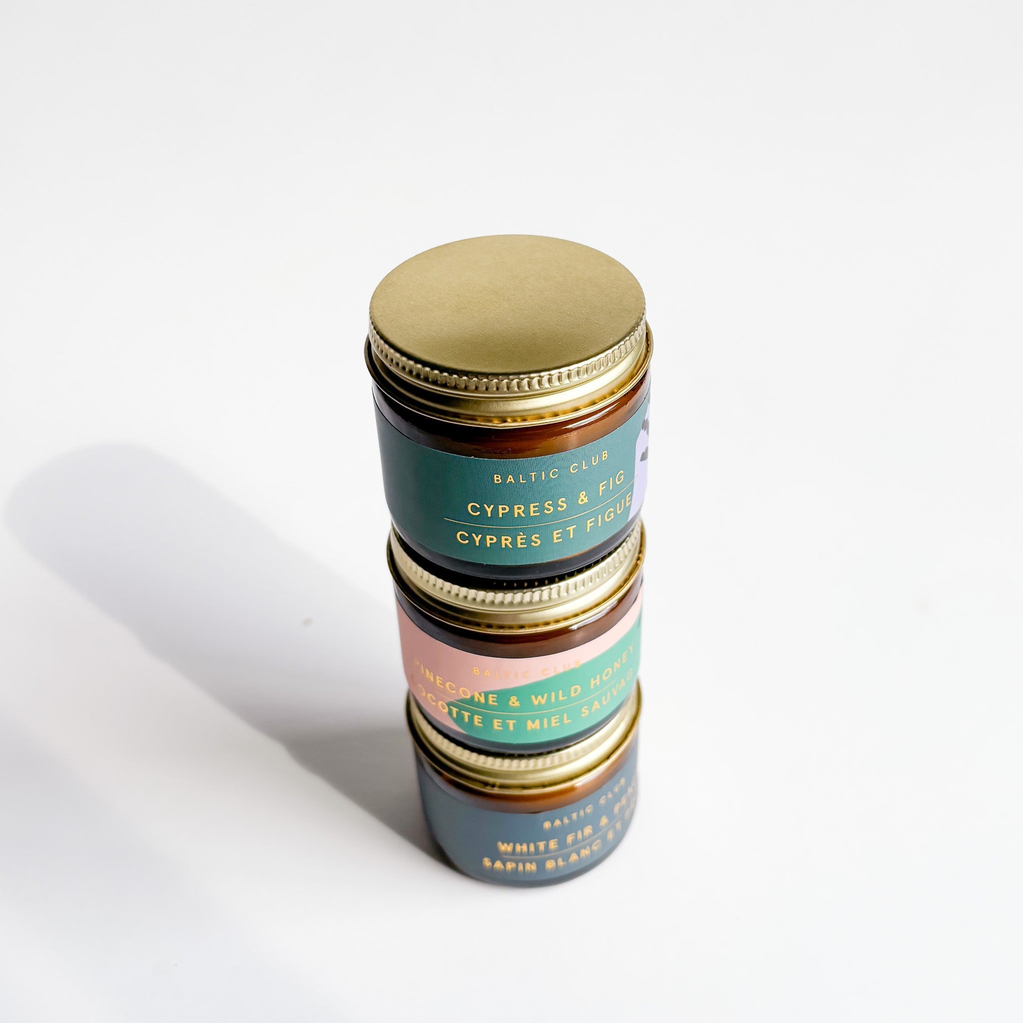Mini Candle Trio Jasper - Gift set