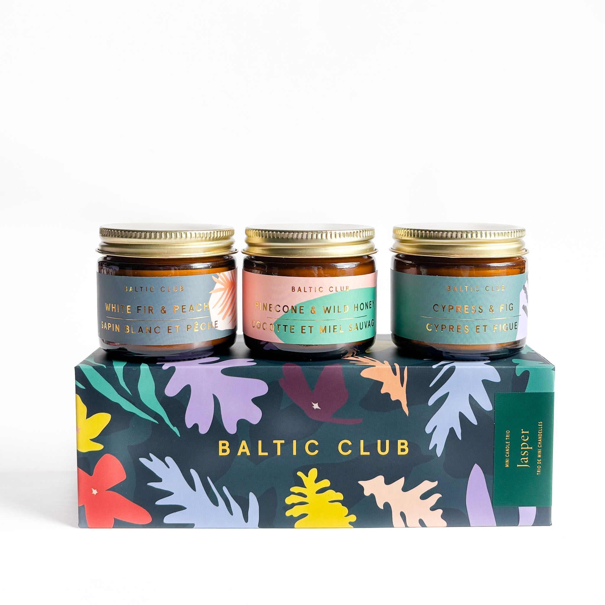 Mini Candle Trio Jasper - Gift set