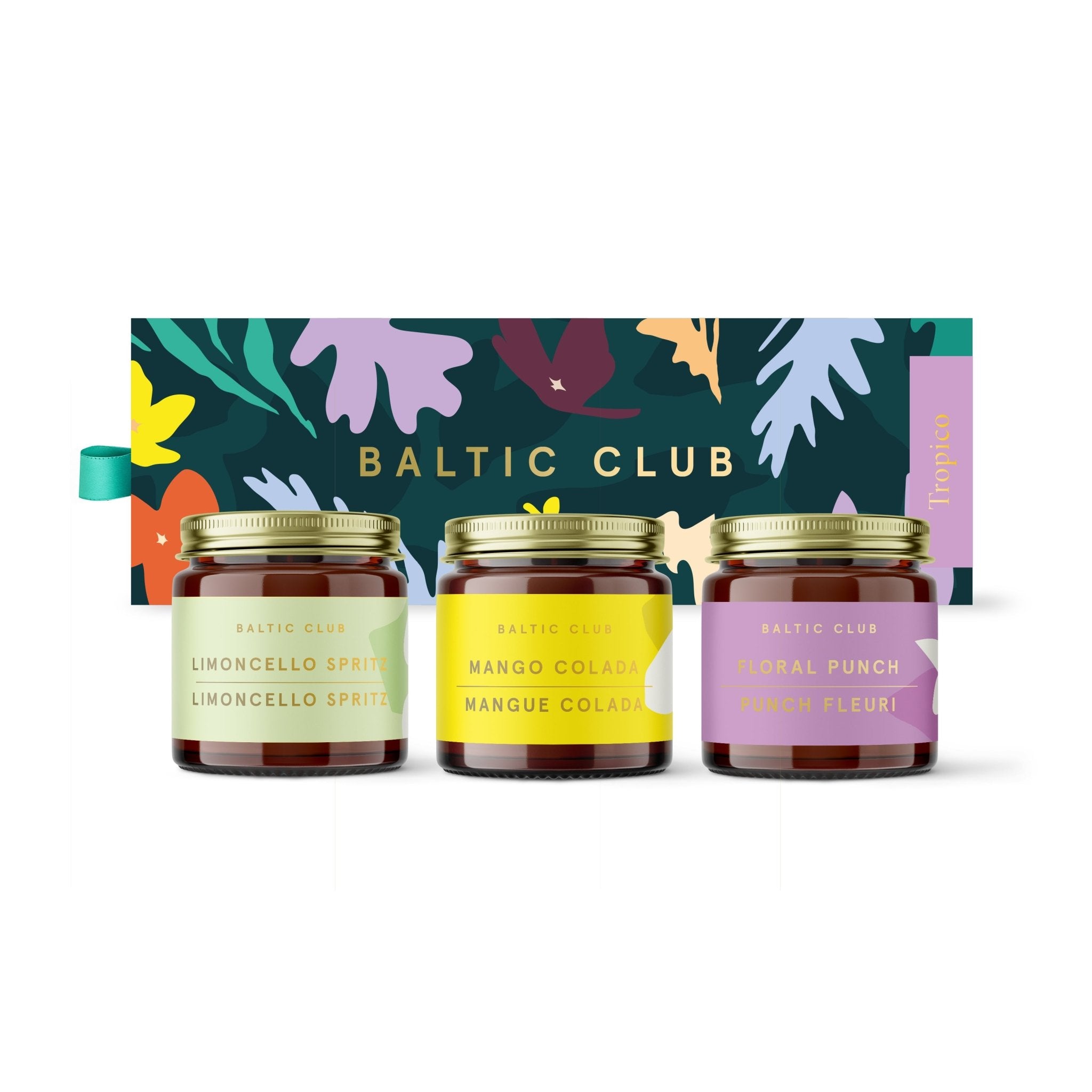Coffret de 3 mini bougies | Tropico | Cadeau