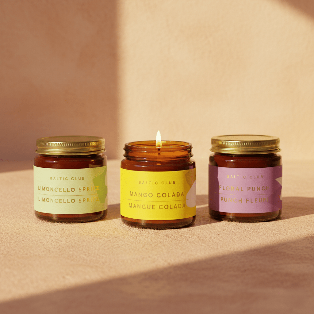 Coffret de 3 mini bougies | Tropico | Cadeau