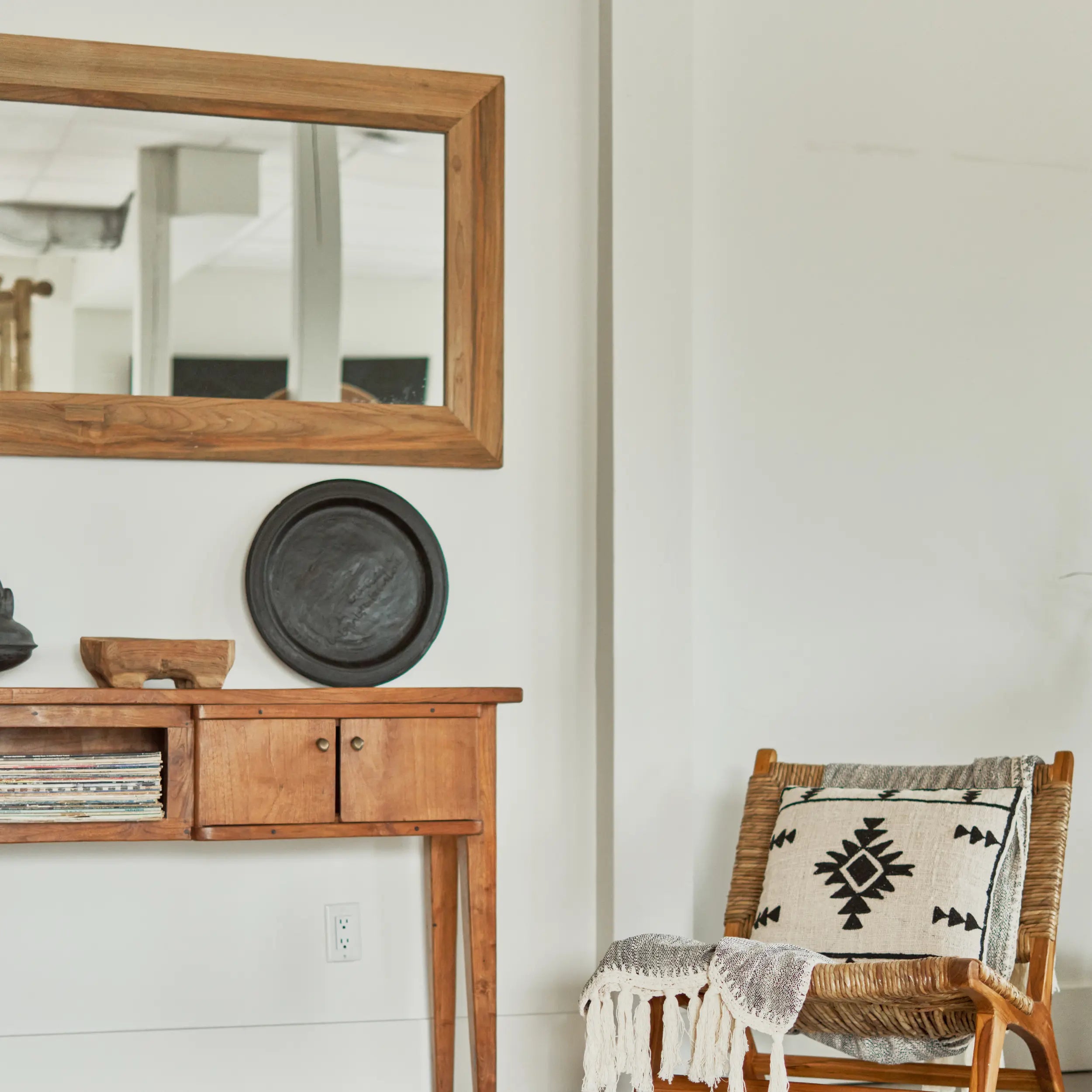 Miroir en teck recyclé | 3 formats