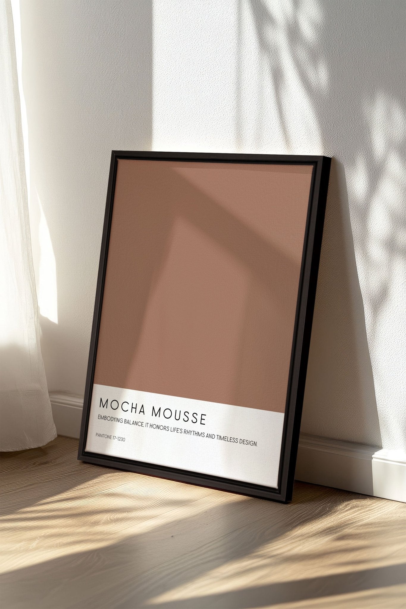 MOCHA MOUSSE, Oeuvre sur toile étirée - Les Trouvailles de JustinecanvasOleka Canvas12x16Noir