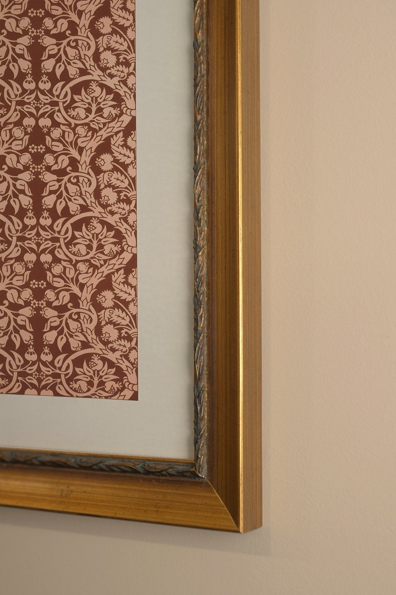 MOTIF ANCIEN, CADRE VINTAGE OR - Les Trouvailles de JustineCadre VintageOleka Canvas9x12Or
