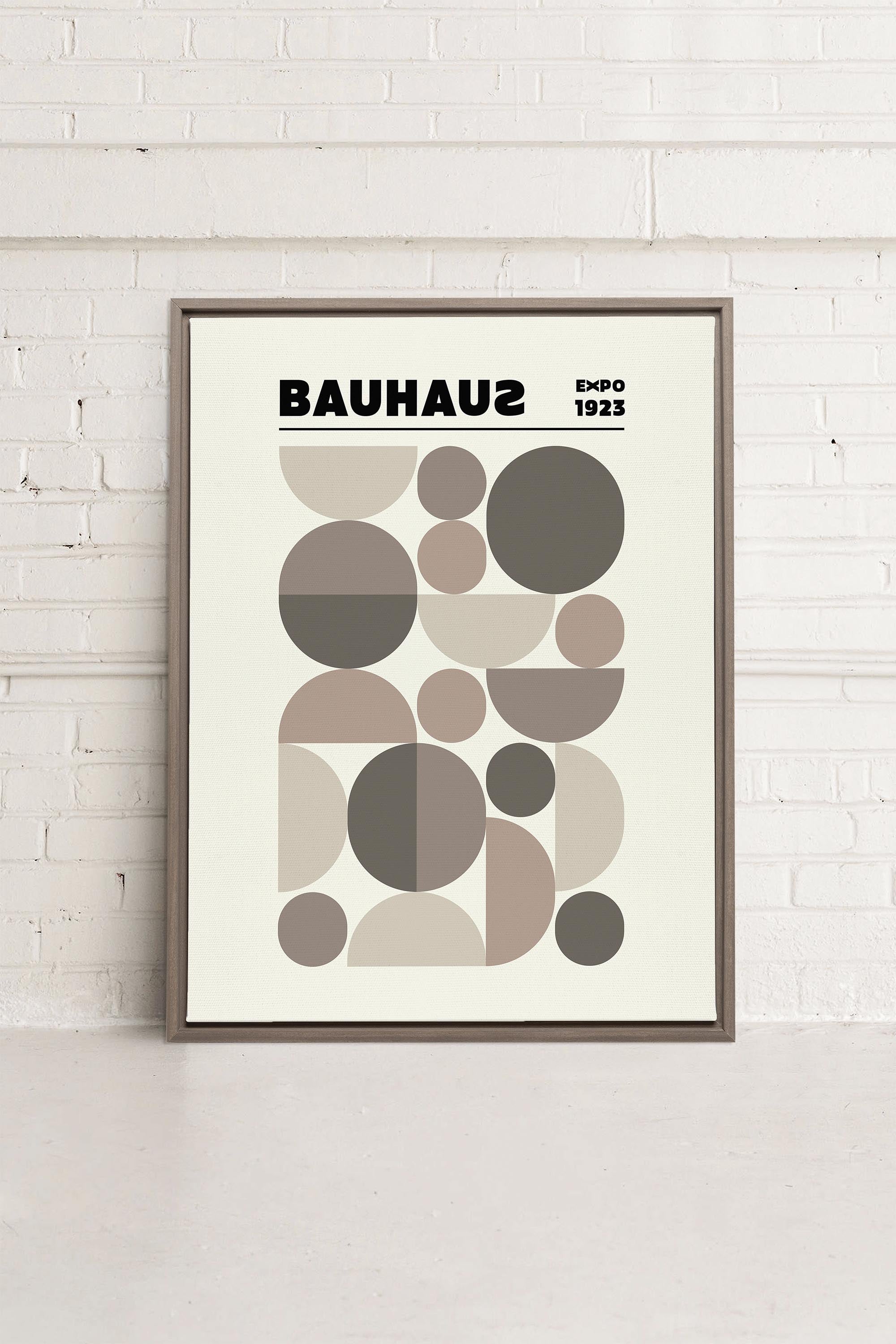 Round sculptures, toile imprimée