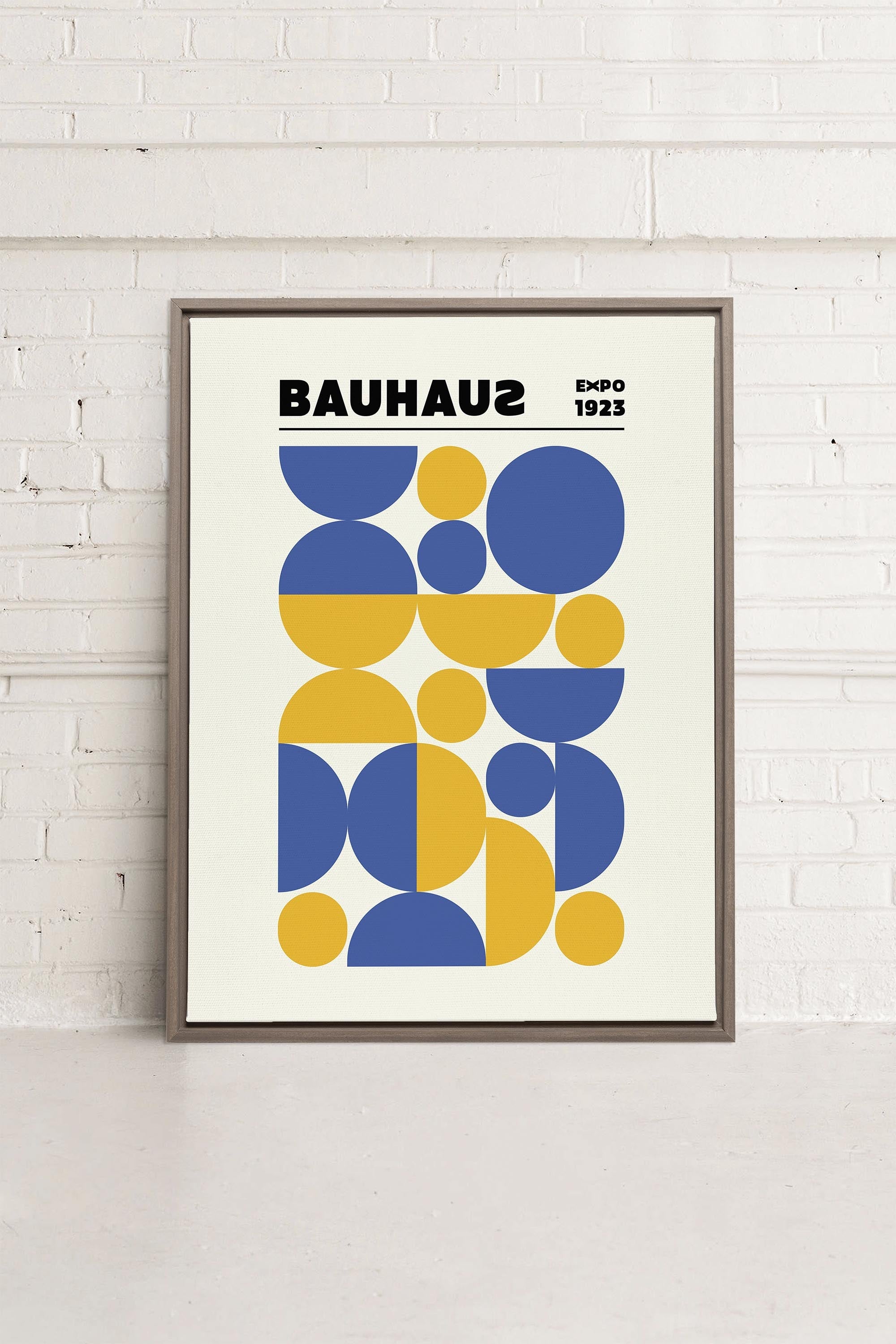 Round sculptures, toile imprimée