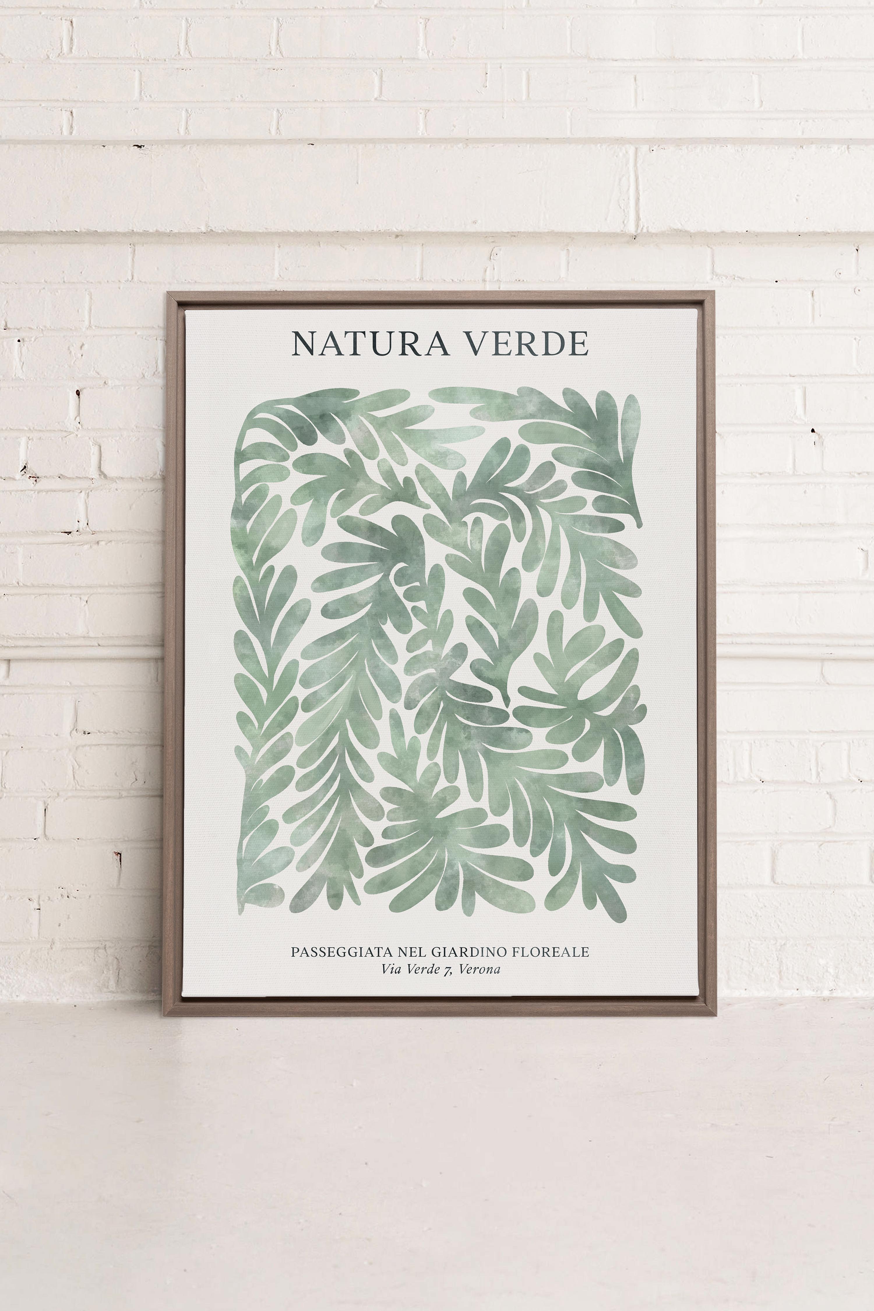 NATURA VERDE, Oeuvre sur toile étiré