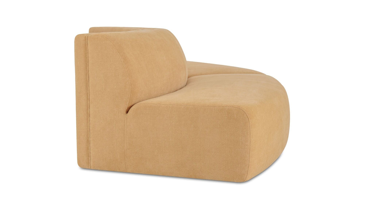 Sectionnel modulaire Naomi | Formes courbes | 2 configurations | 2 couleurs