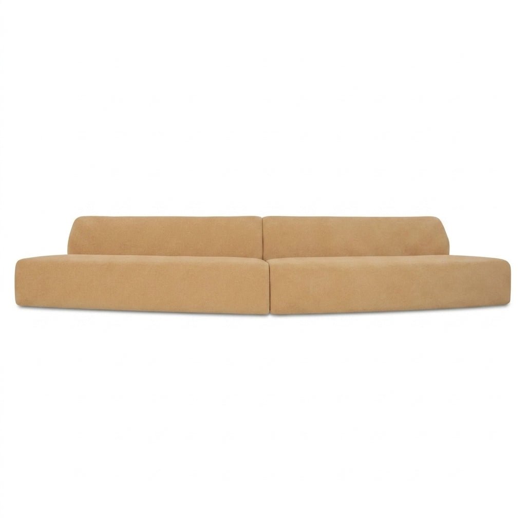 Sectionnel modulaire Naomi | Formes courbes | 2 configurations | 2 couleurs