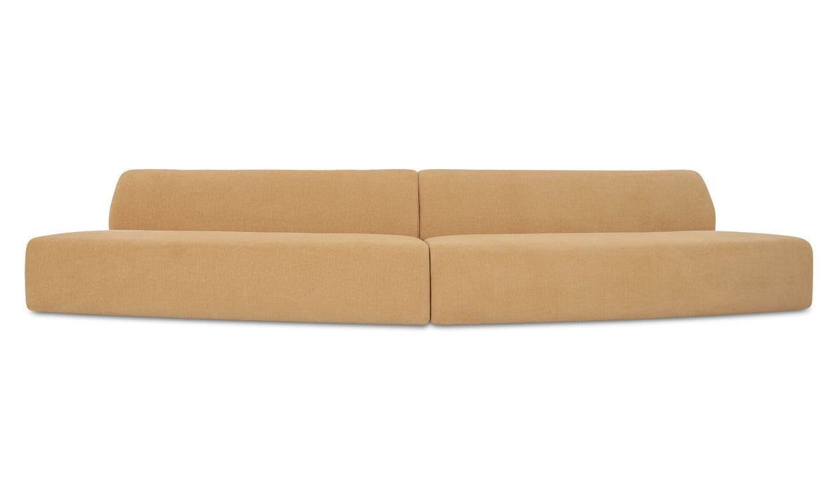 Sectionnel modulaire Naomi | Formes courbes | 2 configurations | 2 couleurs